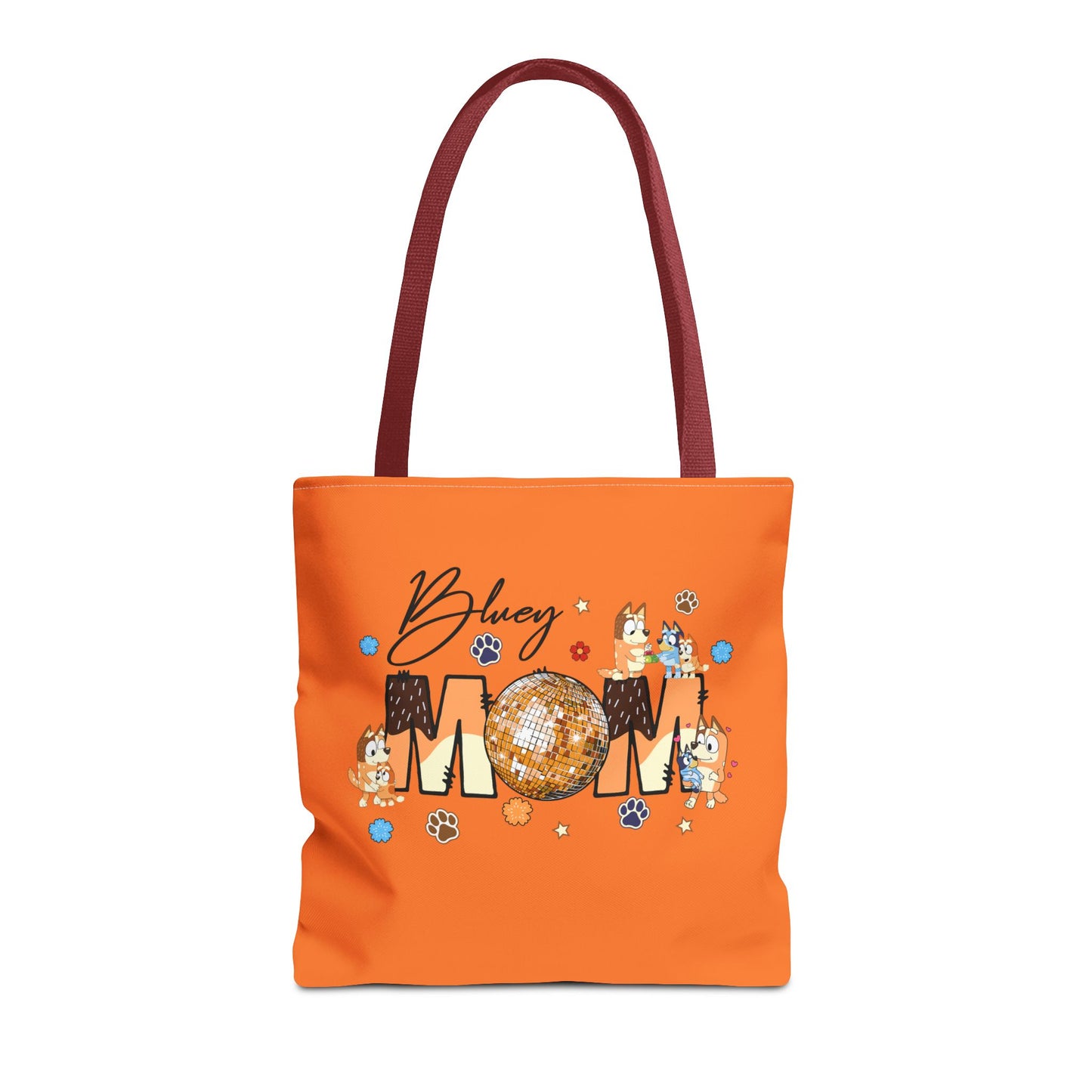 Princess Grace Chic Bluey Mom Tote Bag Stylish Dog-Themed Accessory for Pet Lovers