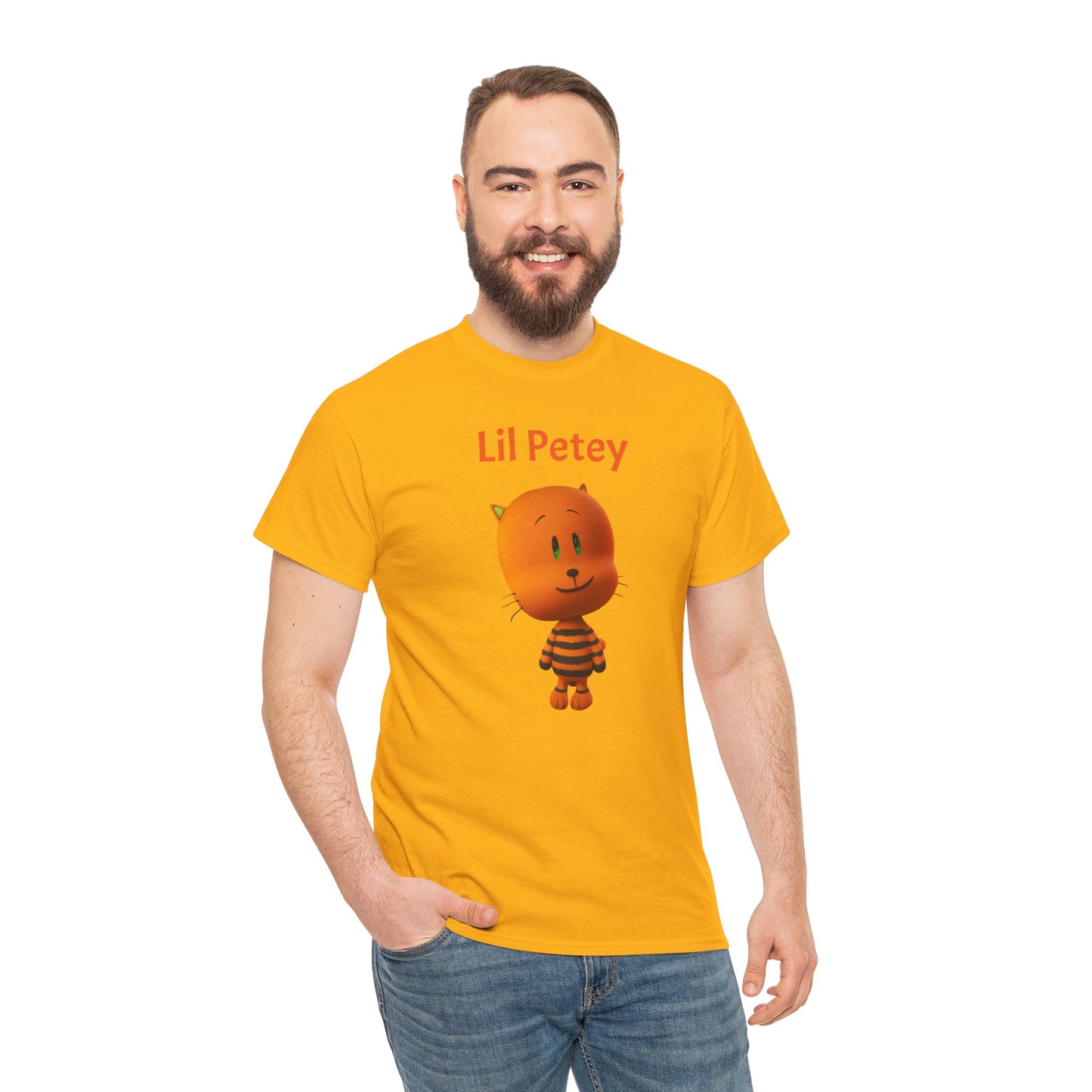 Princess Grace Lil Petey Unisex Heavy Cotton Tee Fun & Playful Cartoon T-Shirt for Kids and Adults