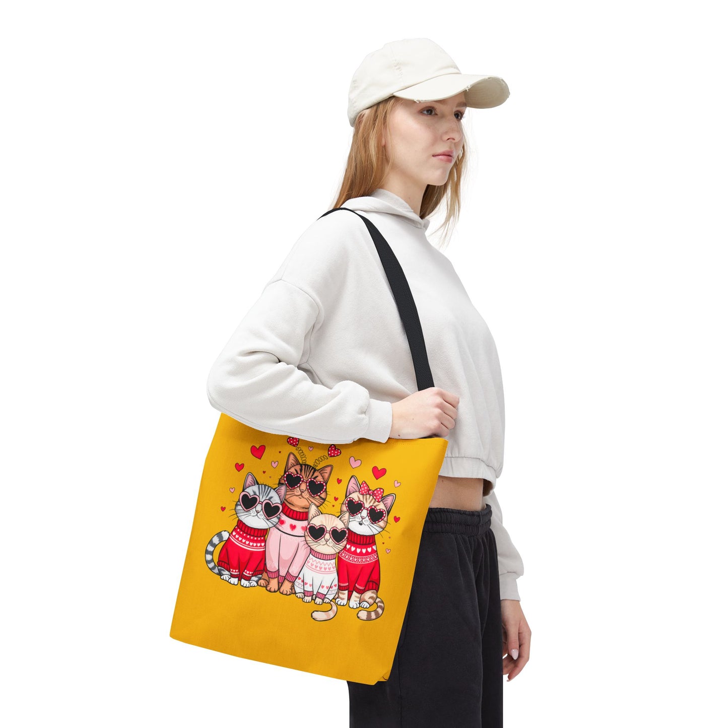 Princess Grace Cute Cat Lovers Tote Bag - Purr-fect Gift for Pet Owners