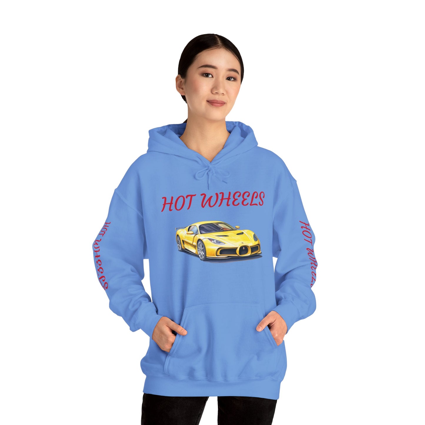 Princess Grace Hot Wheels Unisex Hooded Sweatshirt Racing Style for Car Enthusiasts