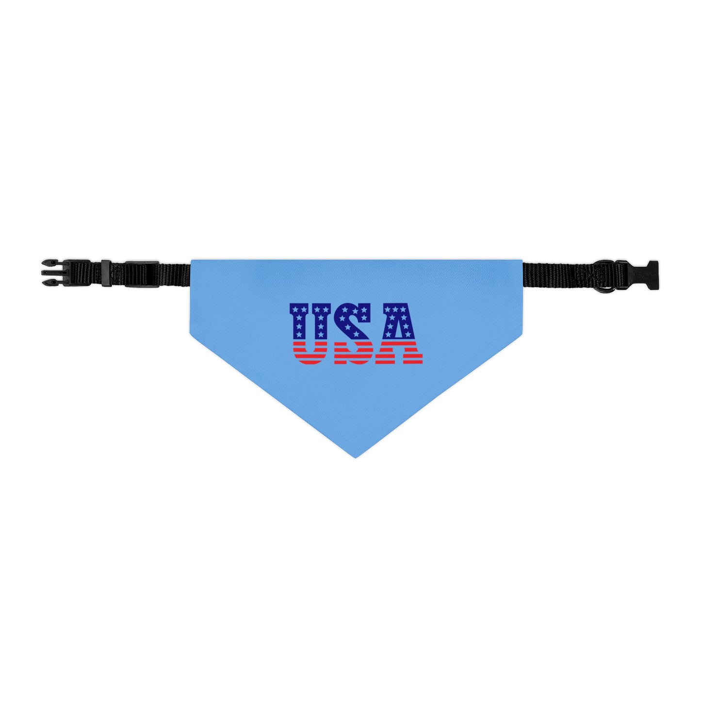 Princess Grace Patriotic Pet Bandana Collar USA Flag Design for Dogs