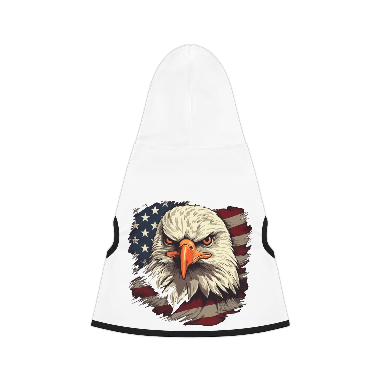 Princess Grace Patriotic Eagle Pet Hoodie for Dogs Comfortable & Stylish