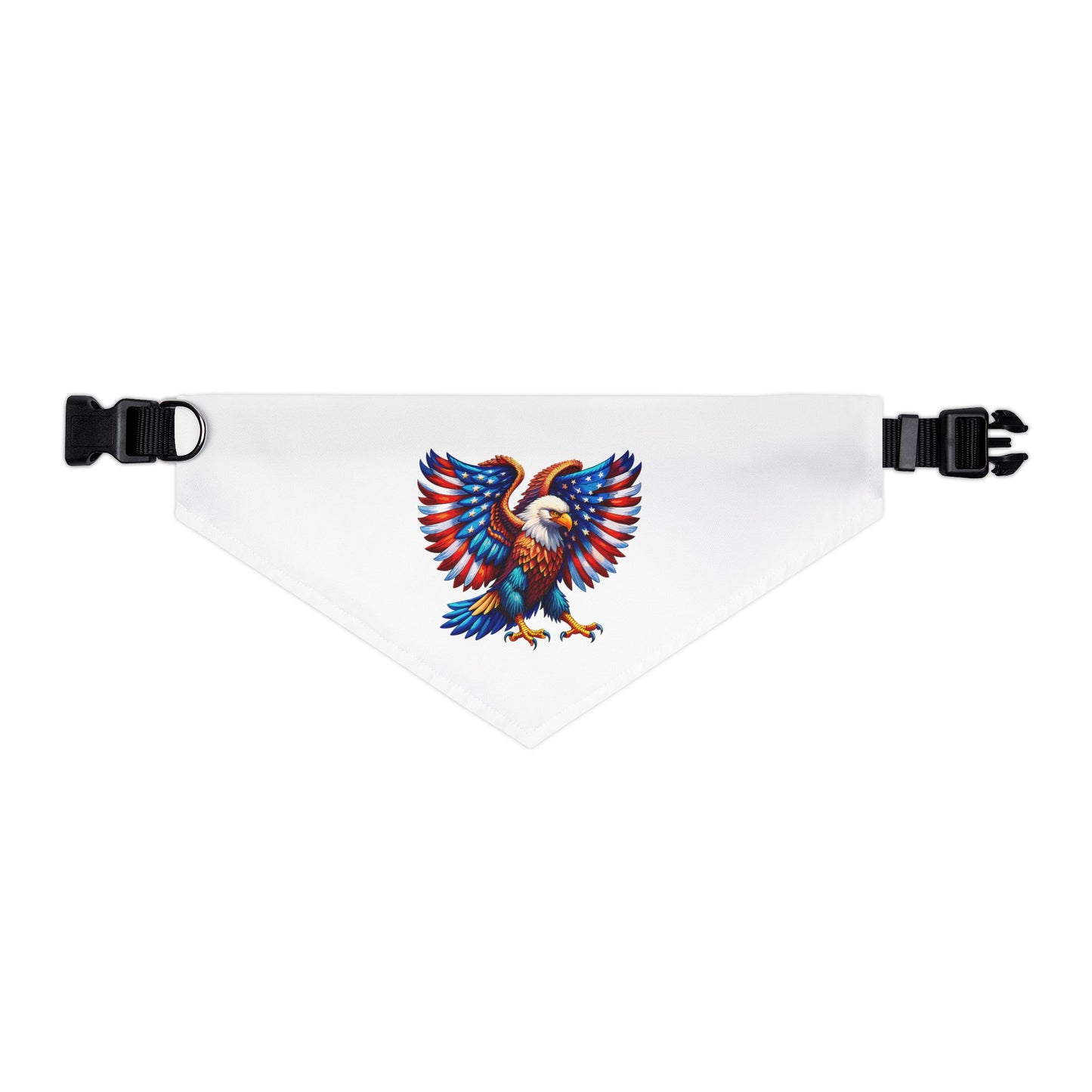 Princess Grace Patriotic Eagle Pet Bandana Collar Perfect for Celebrations