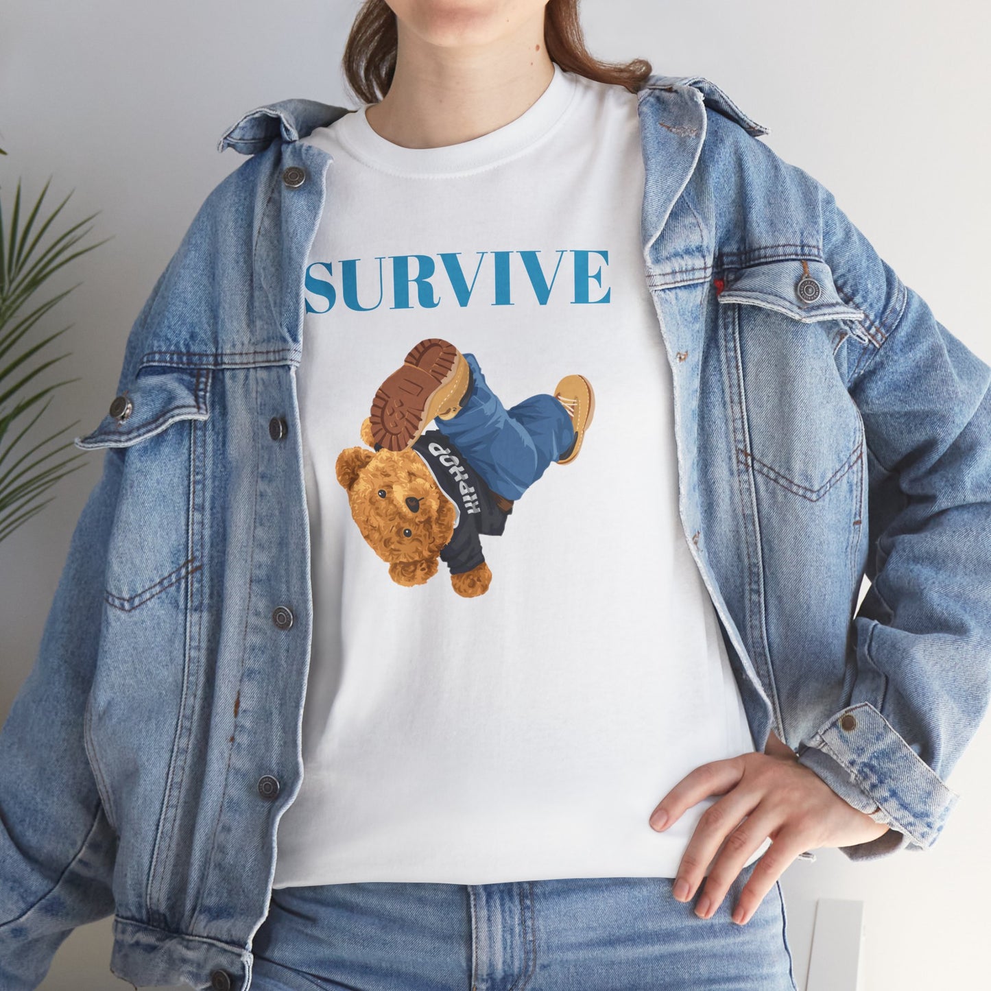 Princess Grace Survive Graphic Unisex Heavy Cotton Tee