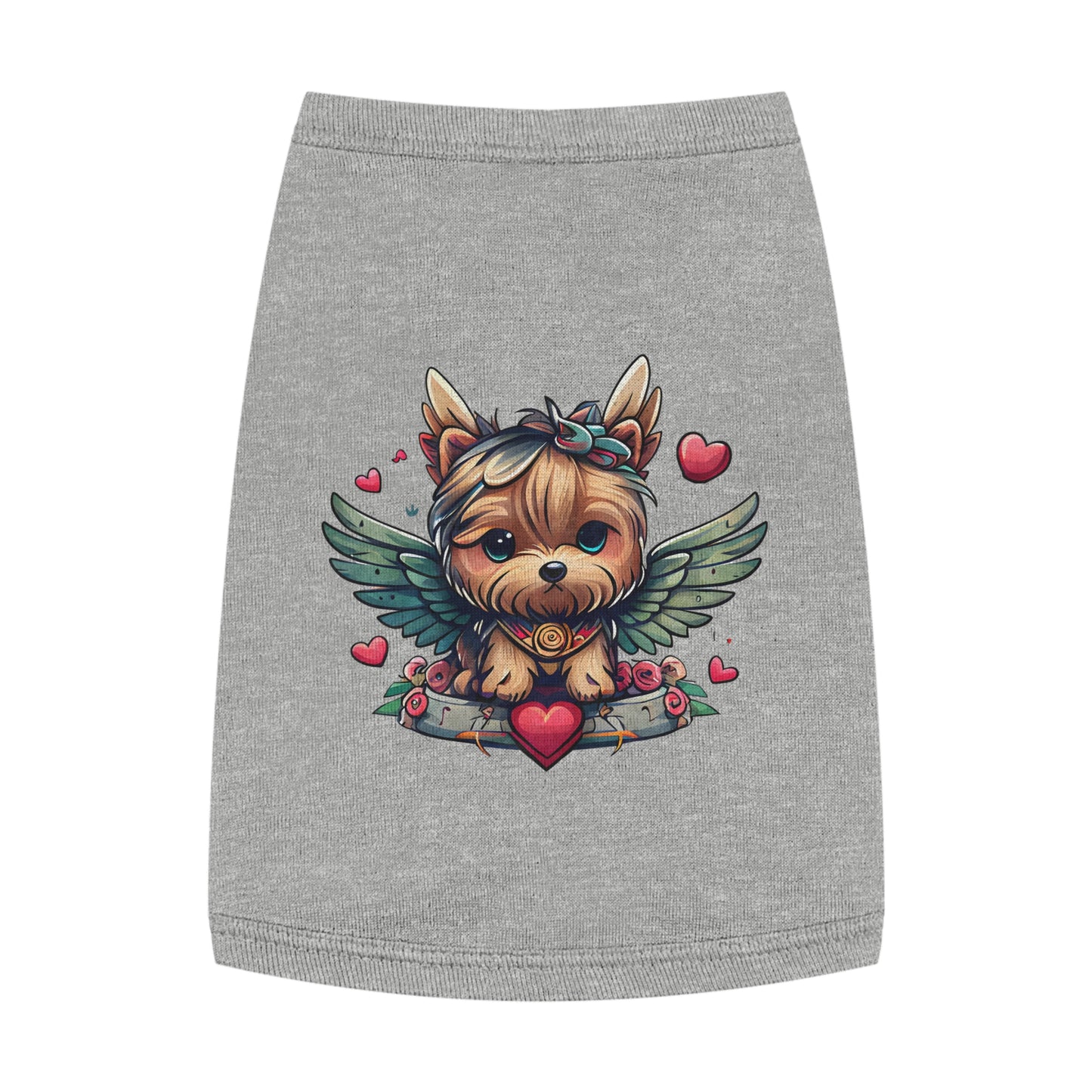 Princess Grace CUTE Yorkie Angel Pet Tank Top Stylish Dog Apparel for Pet Lovers