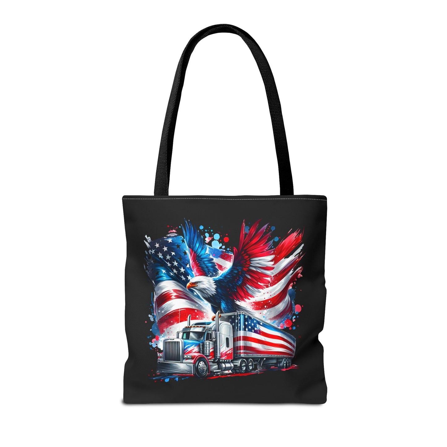 Princess Grace Patriotic Eagle Tote Bag Perfect for Truck Enthusiasts and July 4th Celebrations