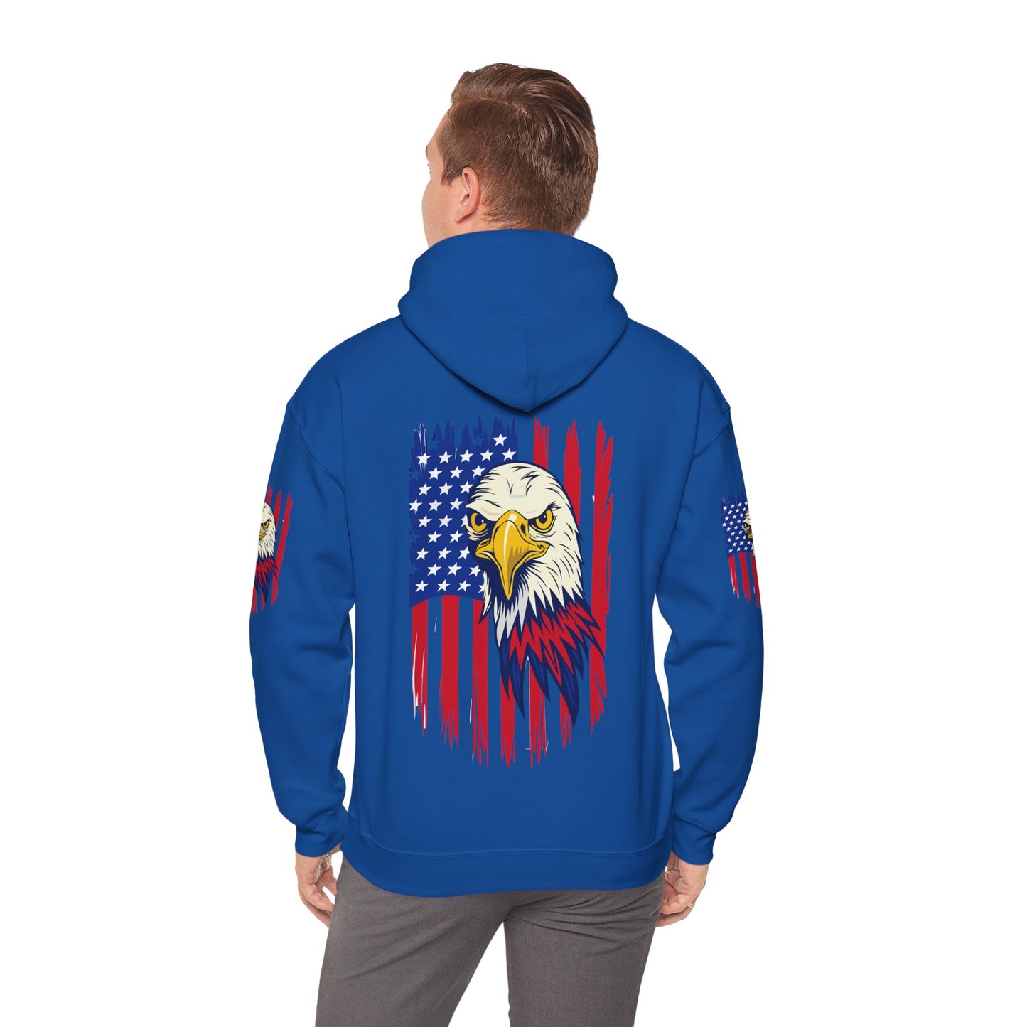 Princess Grace Patriotic Eagle Unisex Heavy Blend Hoodie