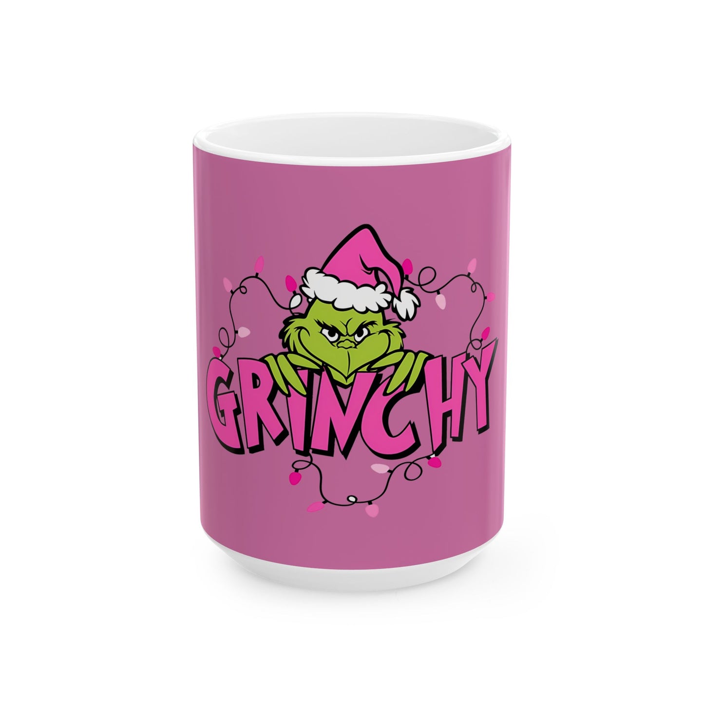 Princess Grace Grinchy Holiday Ceramic Mug Fun 11oz & 15oz Gift for Christmas Lovers