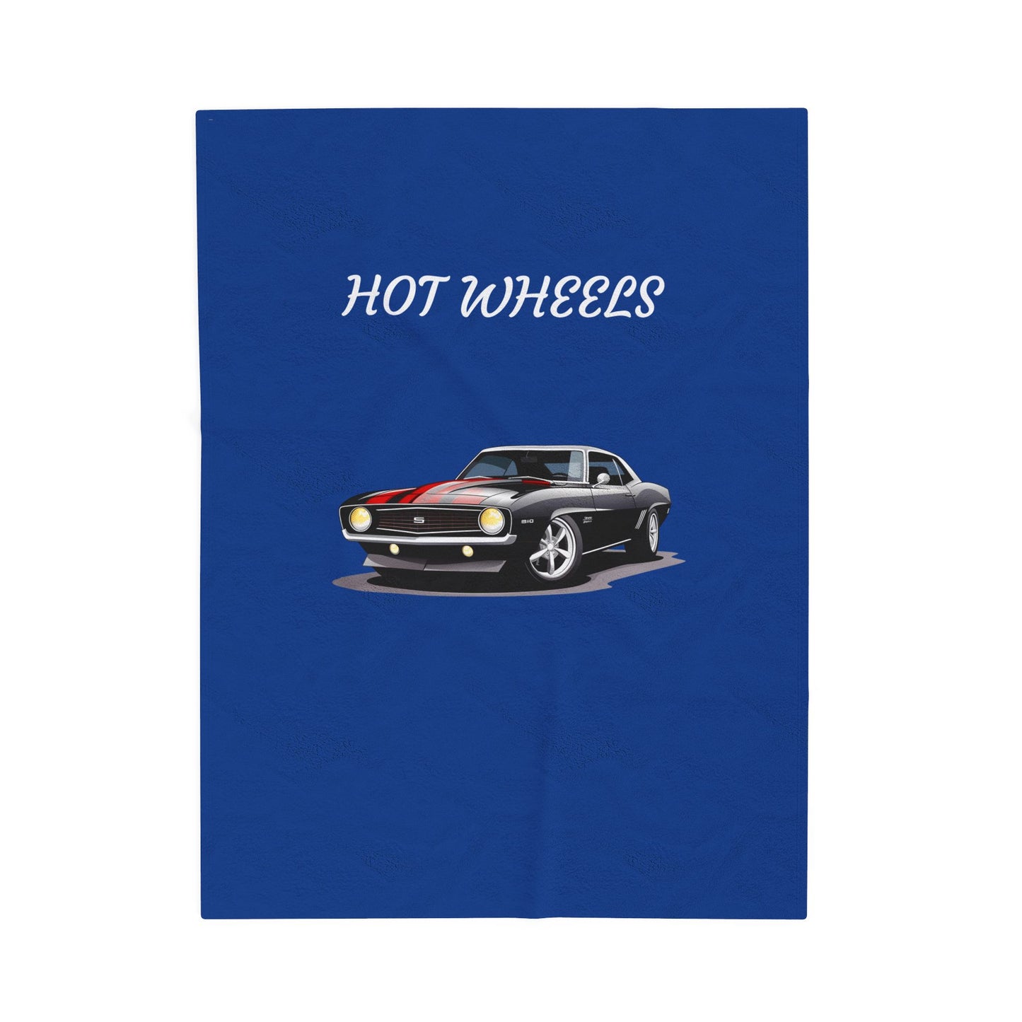 Princess Grace Hot Wheels Velveteen Plush Blanket Cozy Car Lover Gift
