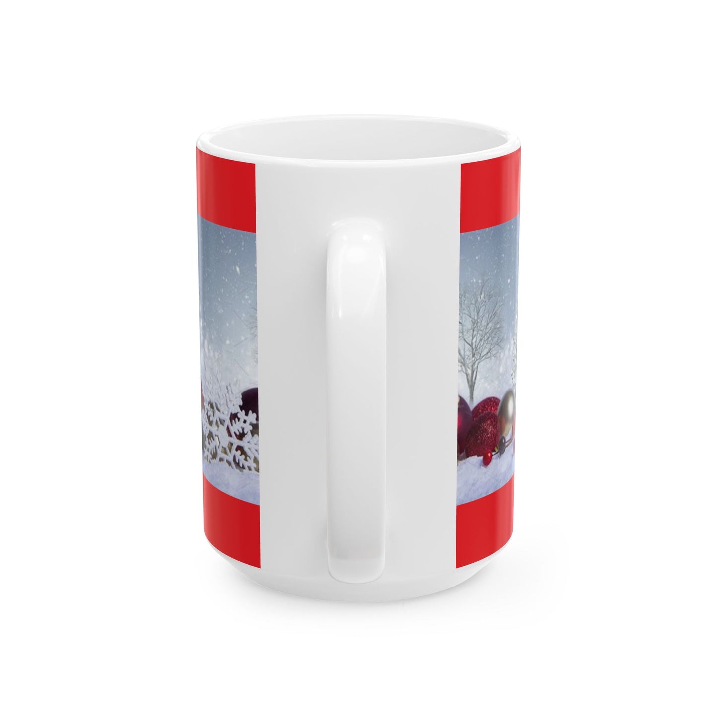 Princess Grace Festive Winter Wonderland Ceramic Mug Perfect Holiday Gift