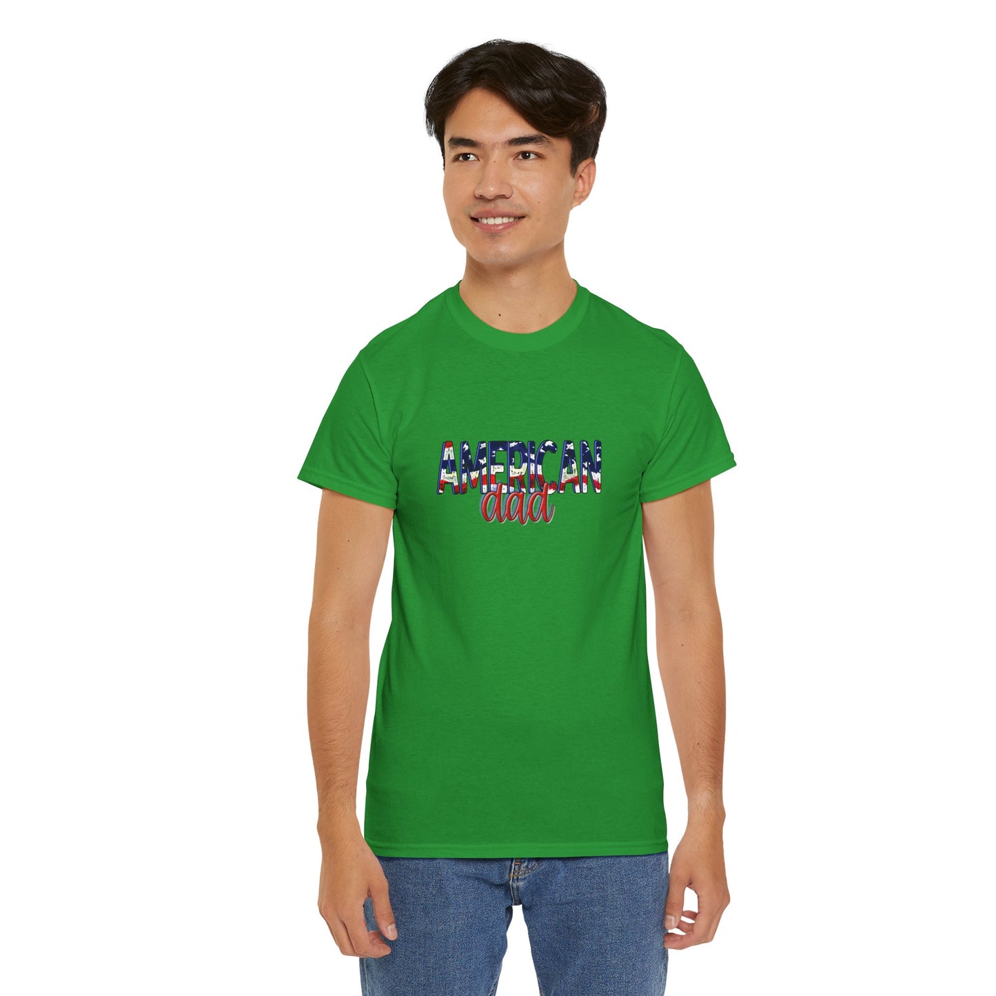 Princess Grace Patriotic American Dad Tee Unisex Heavy Cotton T-Shirt