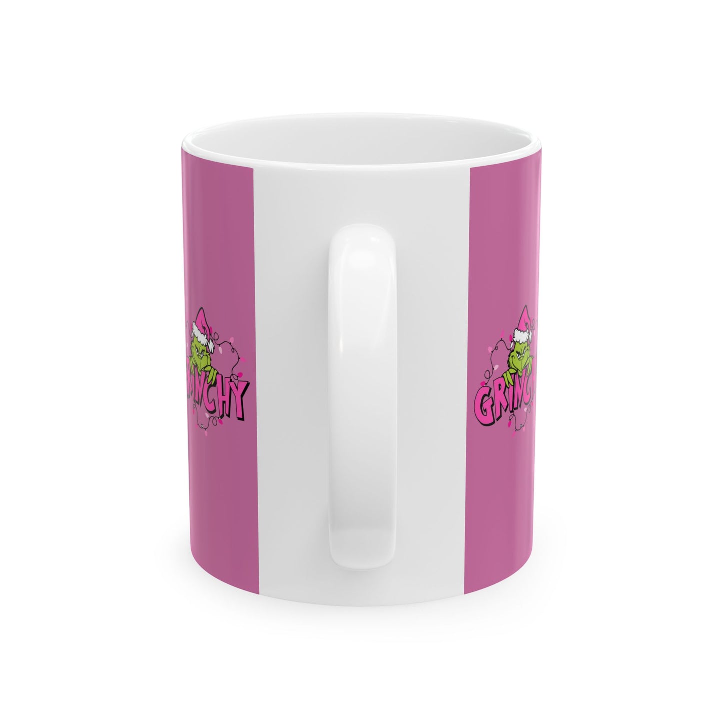 Princess Grace Grinchy Holiday Ceramic Mug Fun 11oz & 15oz Gift for Christmas Lovers