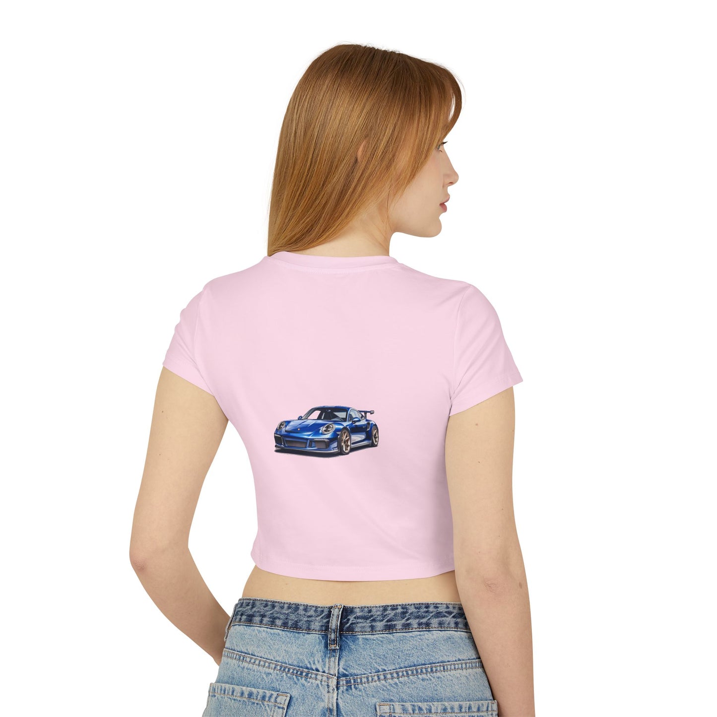 Princess Grace Hot Wheels Women's Baby Tee Fun Retro Auto Graphic T-Shirt