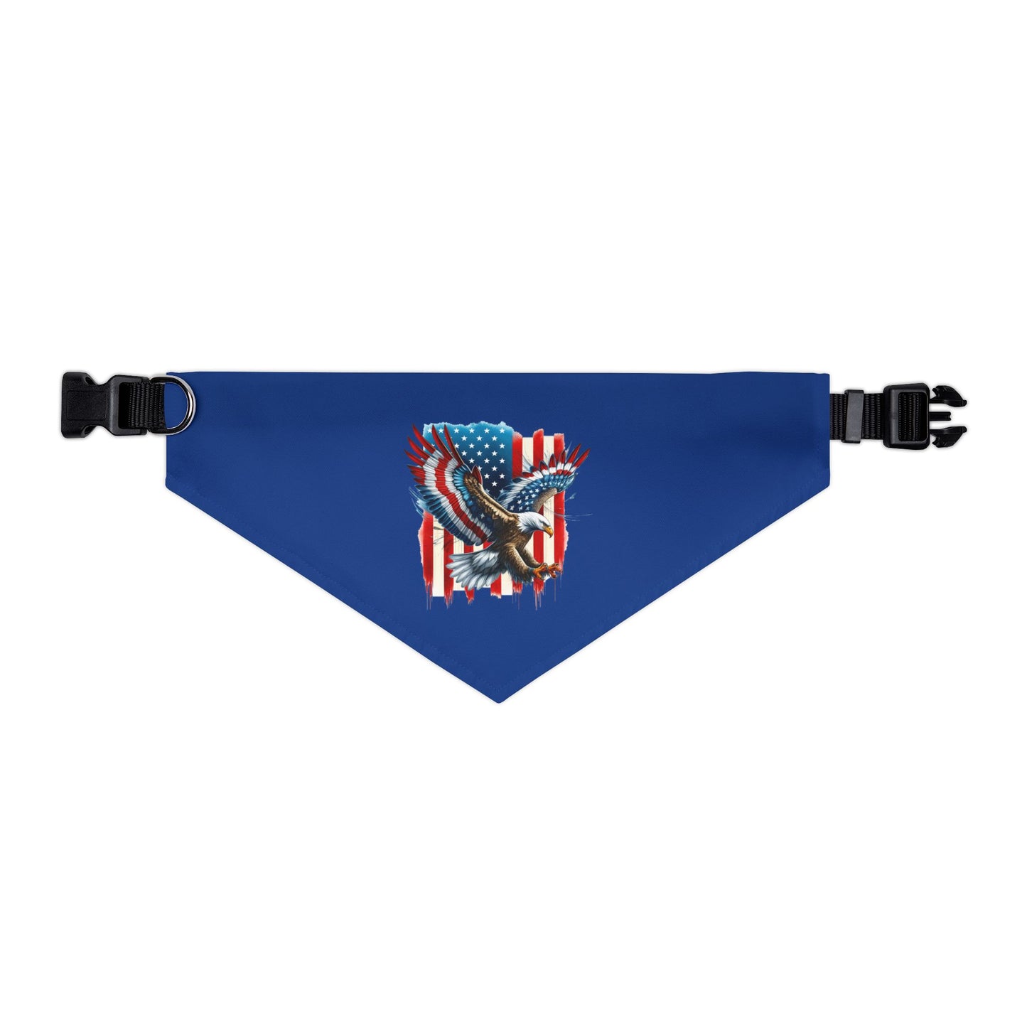 Princess Grace Patriotic Pet Bandana Collar for Dogs USA Flag Design