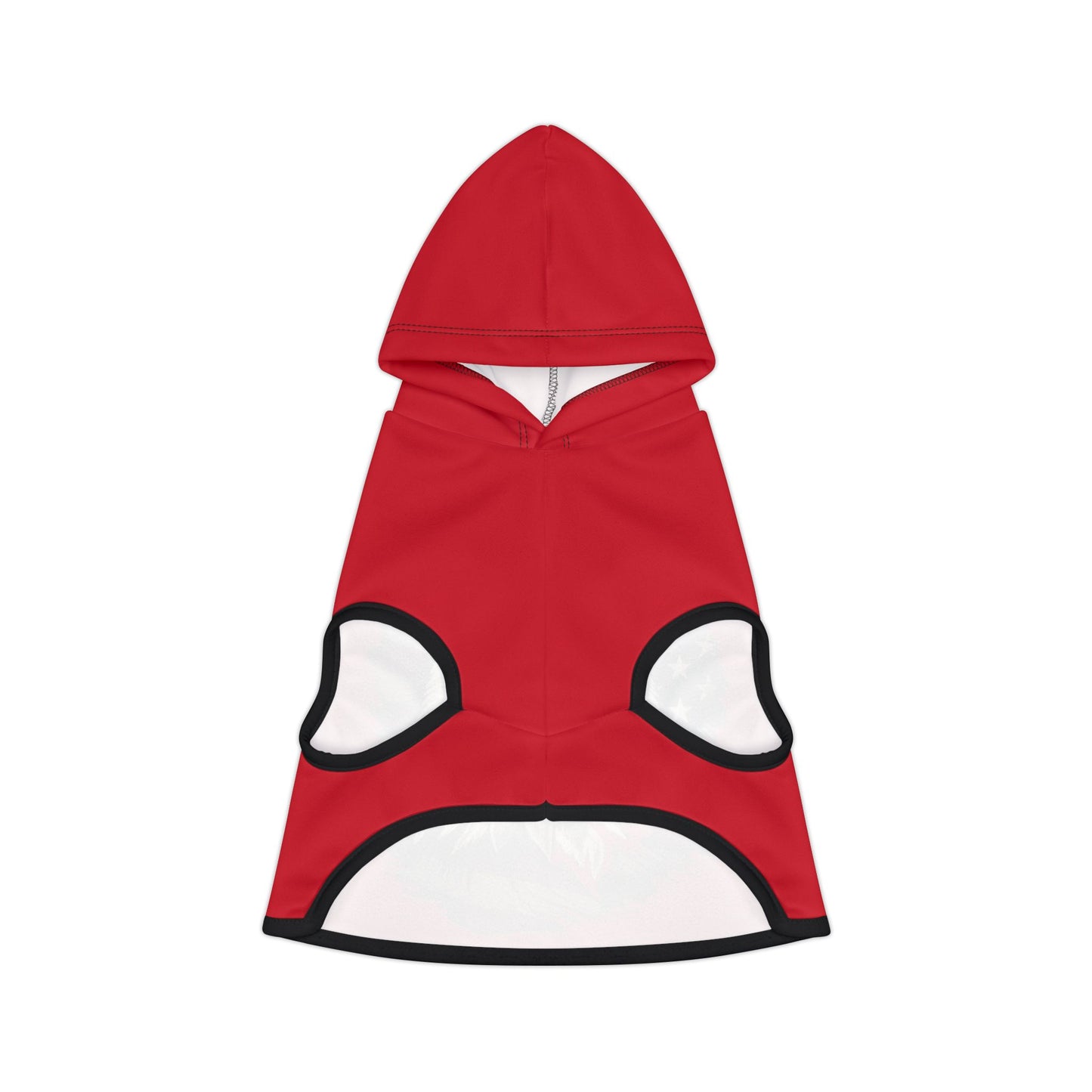Princess Grace Eagle America Pet Hoodie Stylish Red Dog Apparel for National Holidays