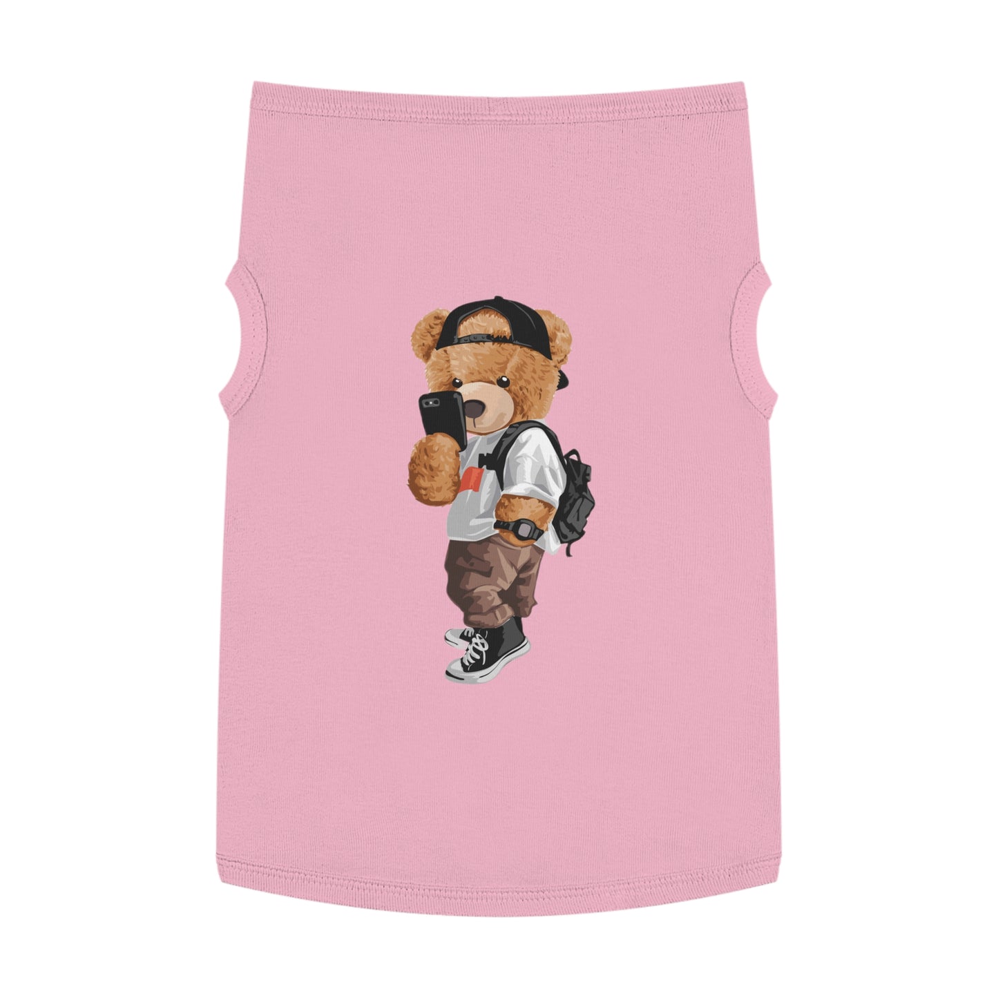 Princess CUTE Trendy Bear Graphic Pet Tank Top Stylish Outfit for Dogs and Cats
