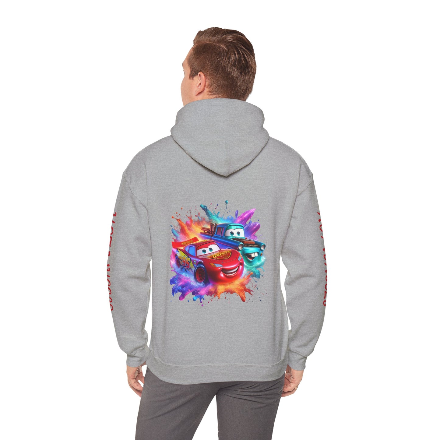 Princess Grace Cool Hot Wheels Unisex Hooded Sweatshirt Perfect for Car Enthusiasts
