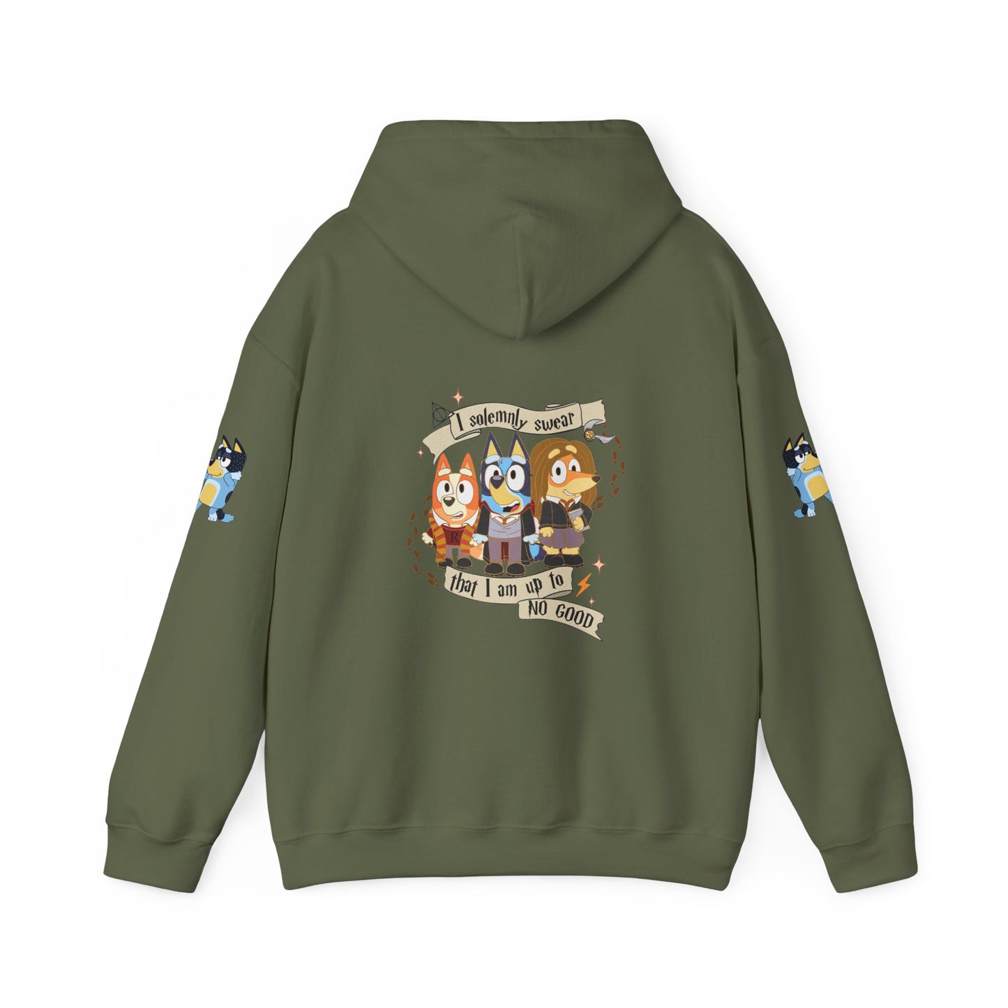 Princess Grace Bluey I Sincerely Sweet! Unisex Heavy Blend Hooded Sweatshirt for Fun Loving Fans