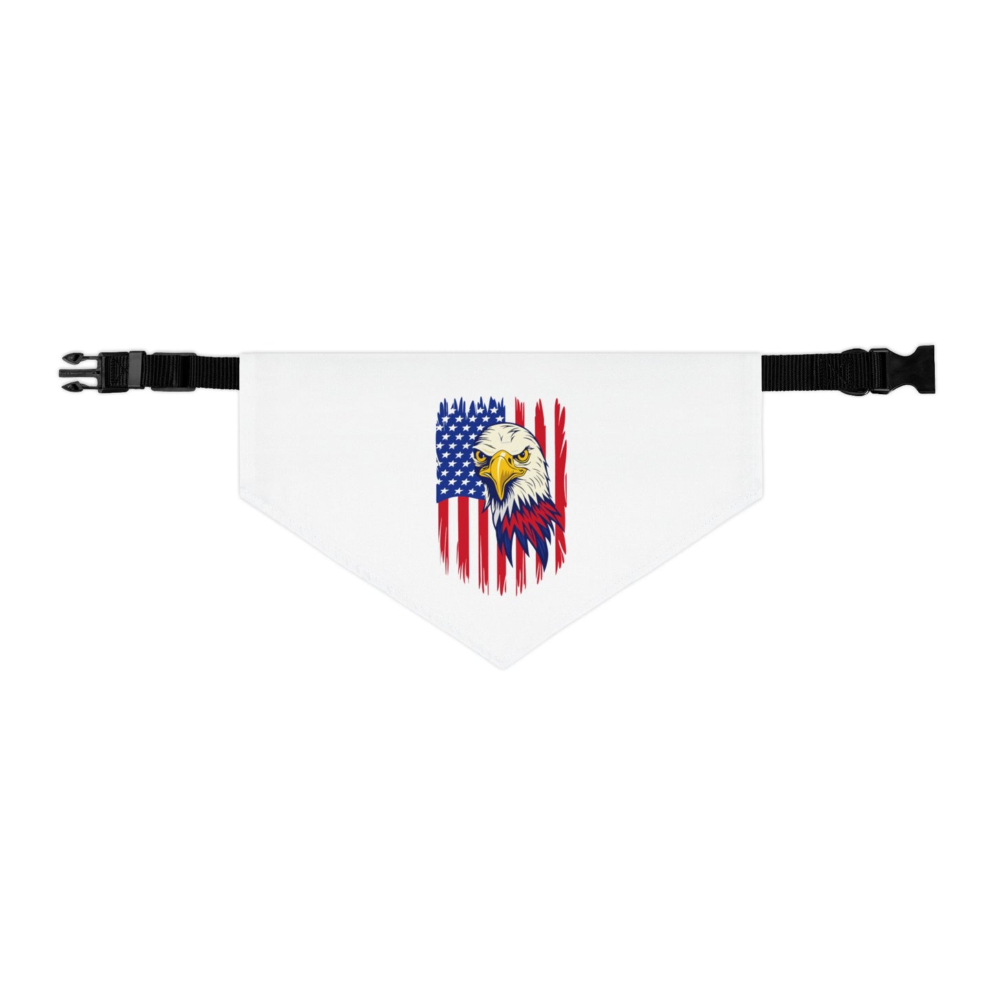 Princess Grace Patriotic Pet Bandana Collar American Eagle Design