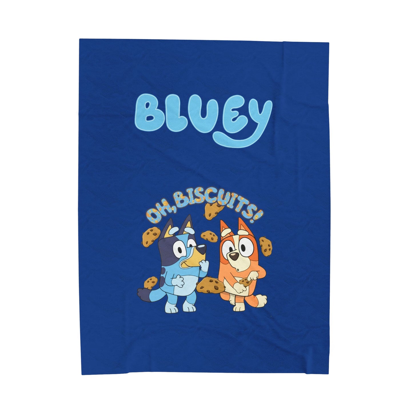 Princess Grace Bluey Plush Blanket Cozy & Fun for Kids Perfect for Movie Nights