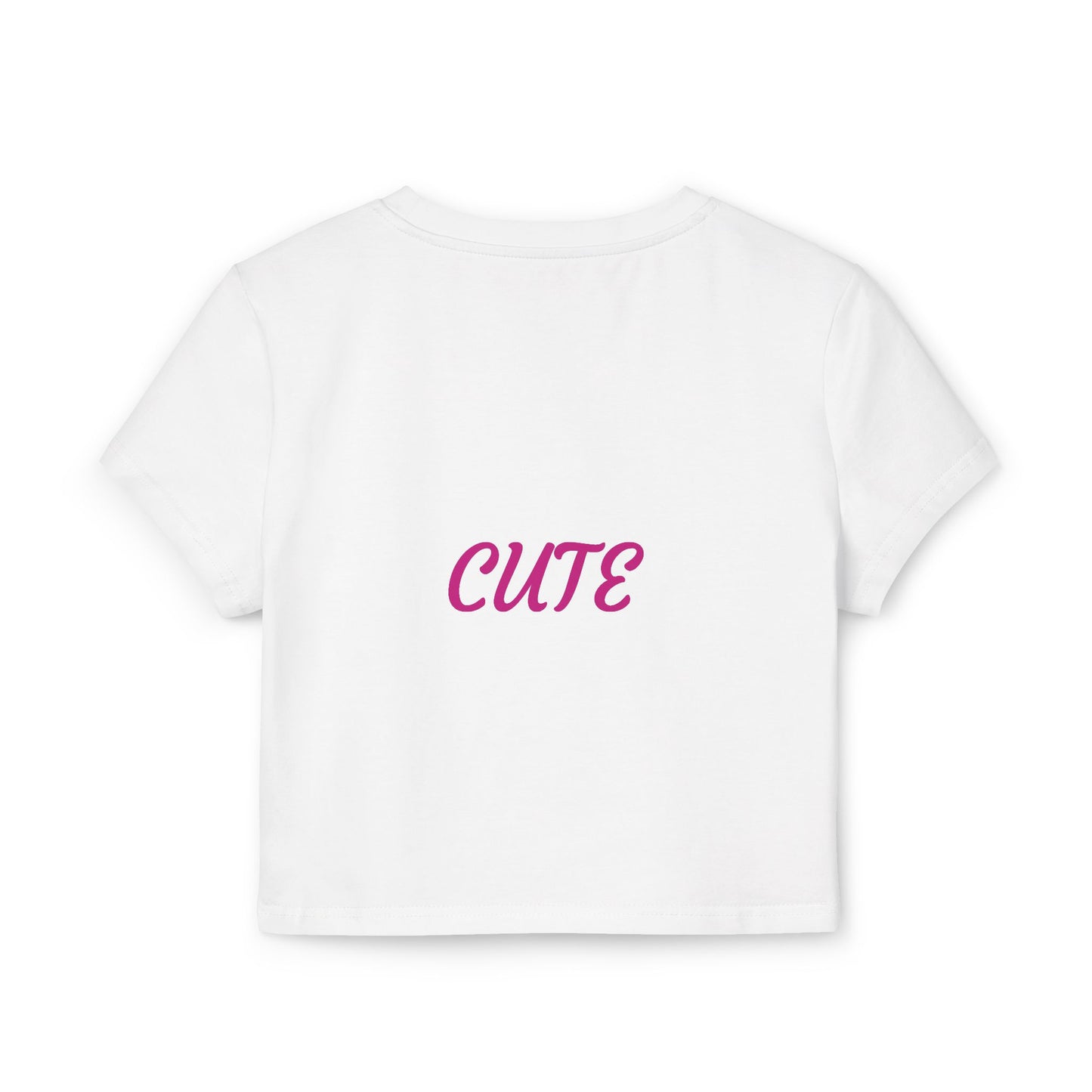 Princess Grace Trendy Women's Baby Tee with Cool Bear Design Cute & Fun Casual Shirt for Everyday Wear