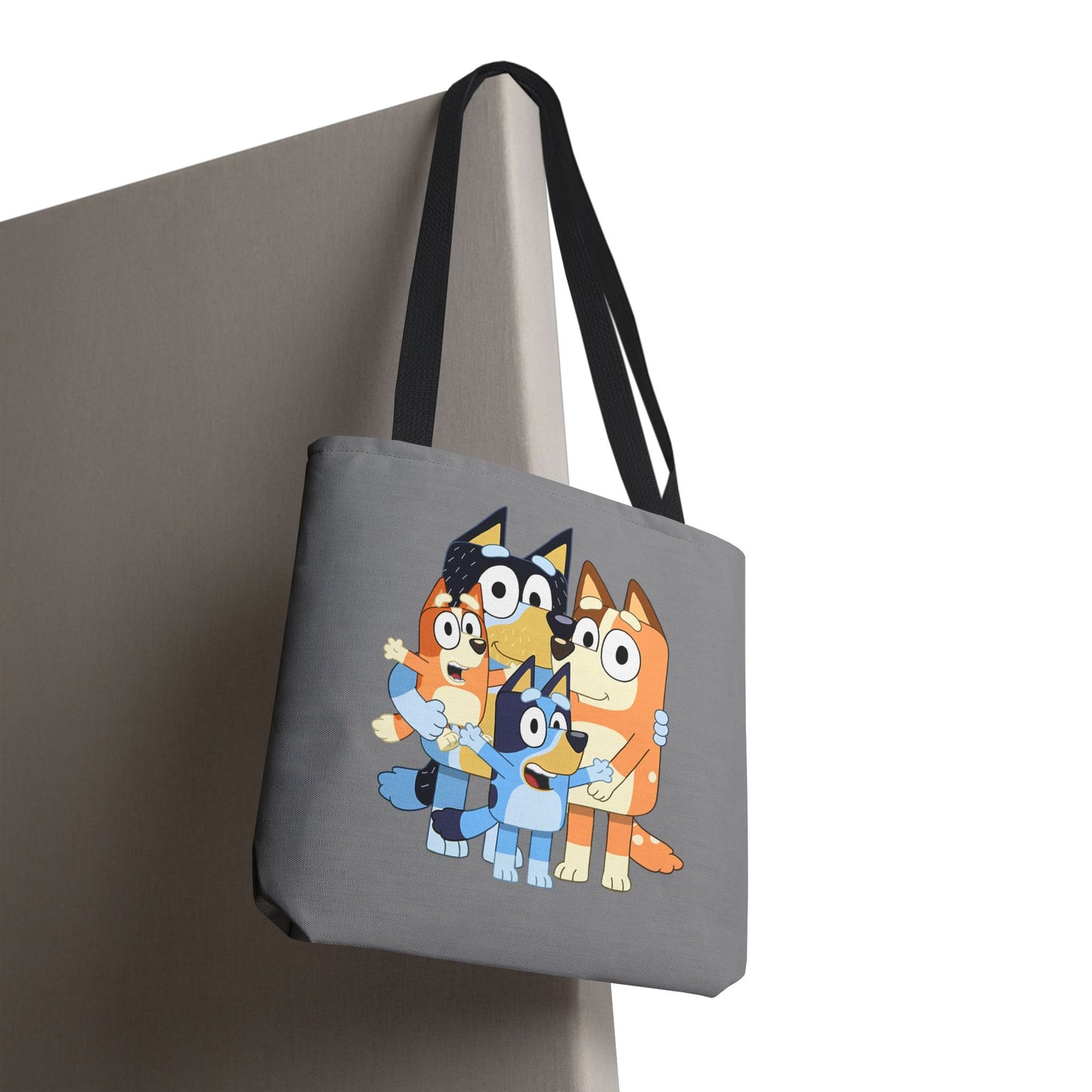 Princess Grace Cute Family Dogs Tote Bag Perfect for Dog Lovers and Kids Activities