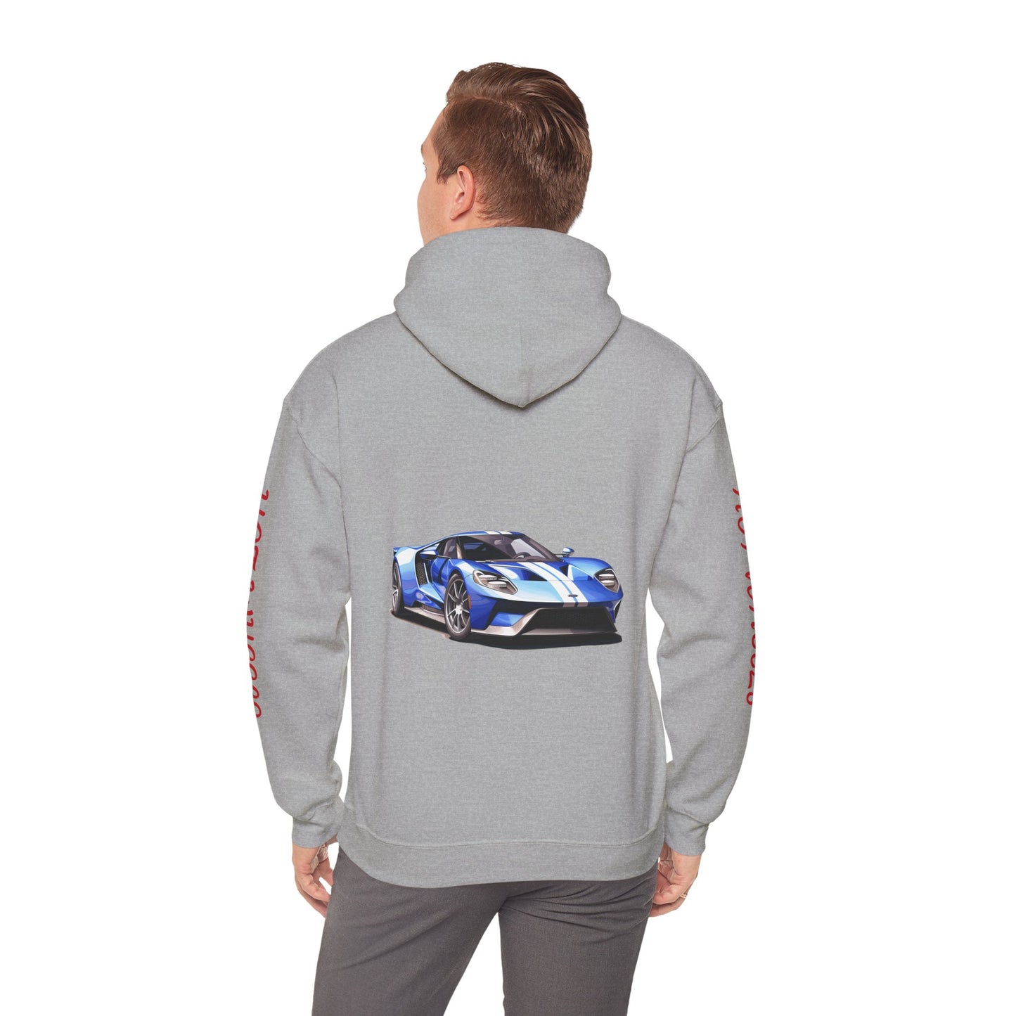 Princess Grace Hot Wheels Unisex Heavy Blend Hoodie Sporty Car Design for Car Enthusiasts