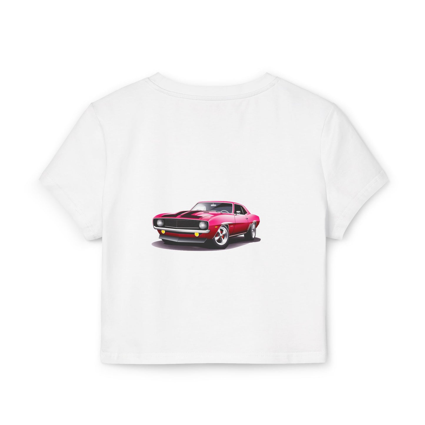 Princess Grace Women's Hot Wheels Graphic Baby Tee Vintage Car Fashion