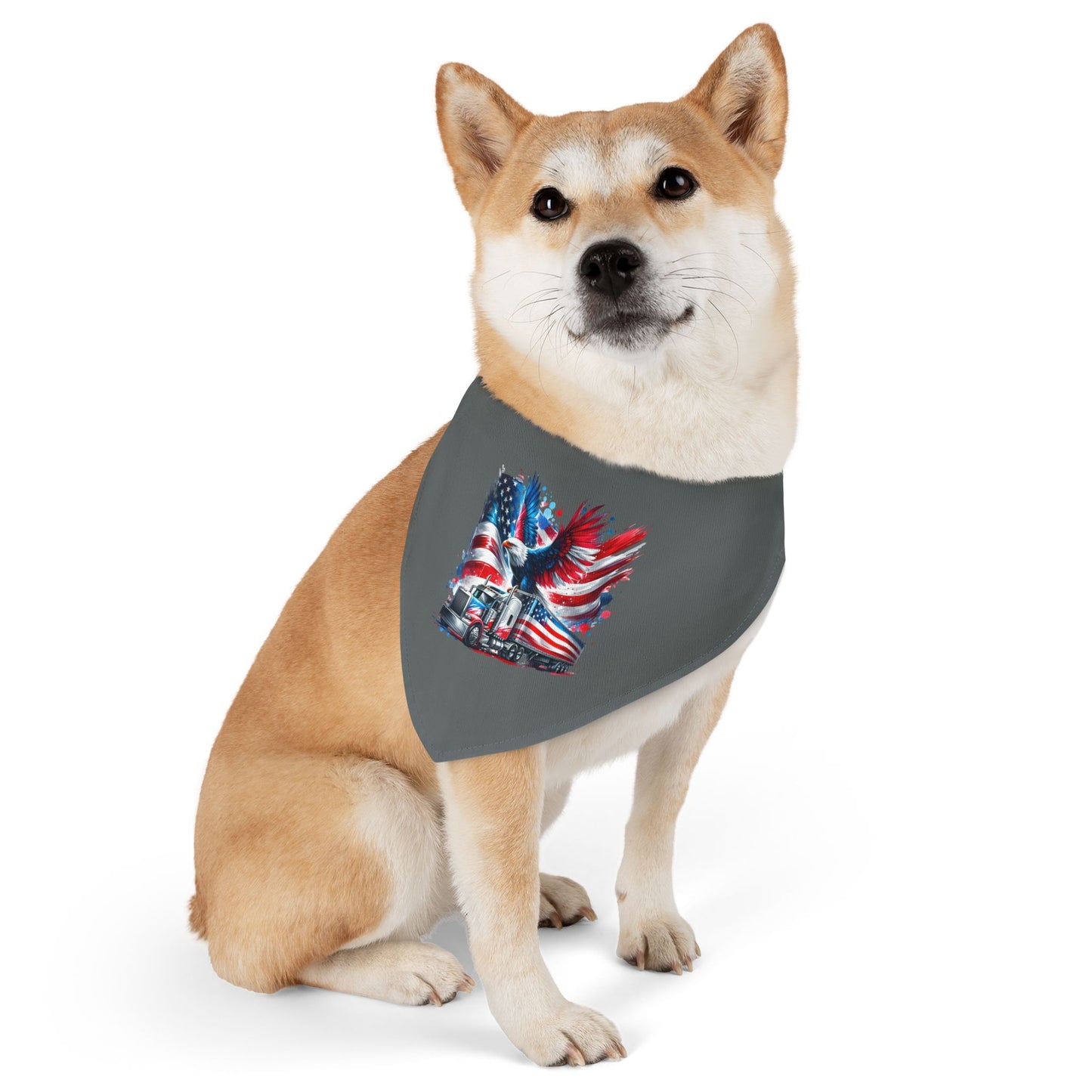 Princess Grace Patriotic Pet Bandana Collar Adjustable Dog Accessory for Celebrations