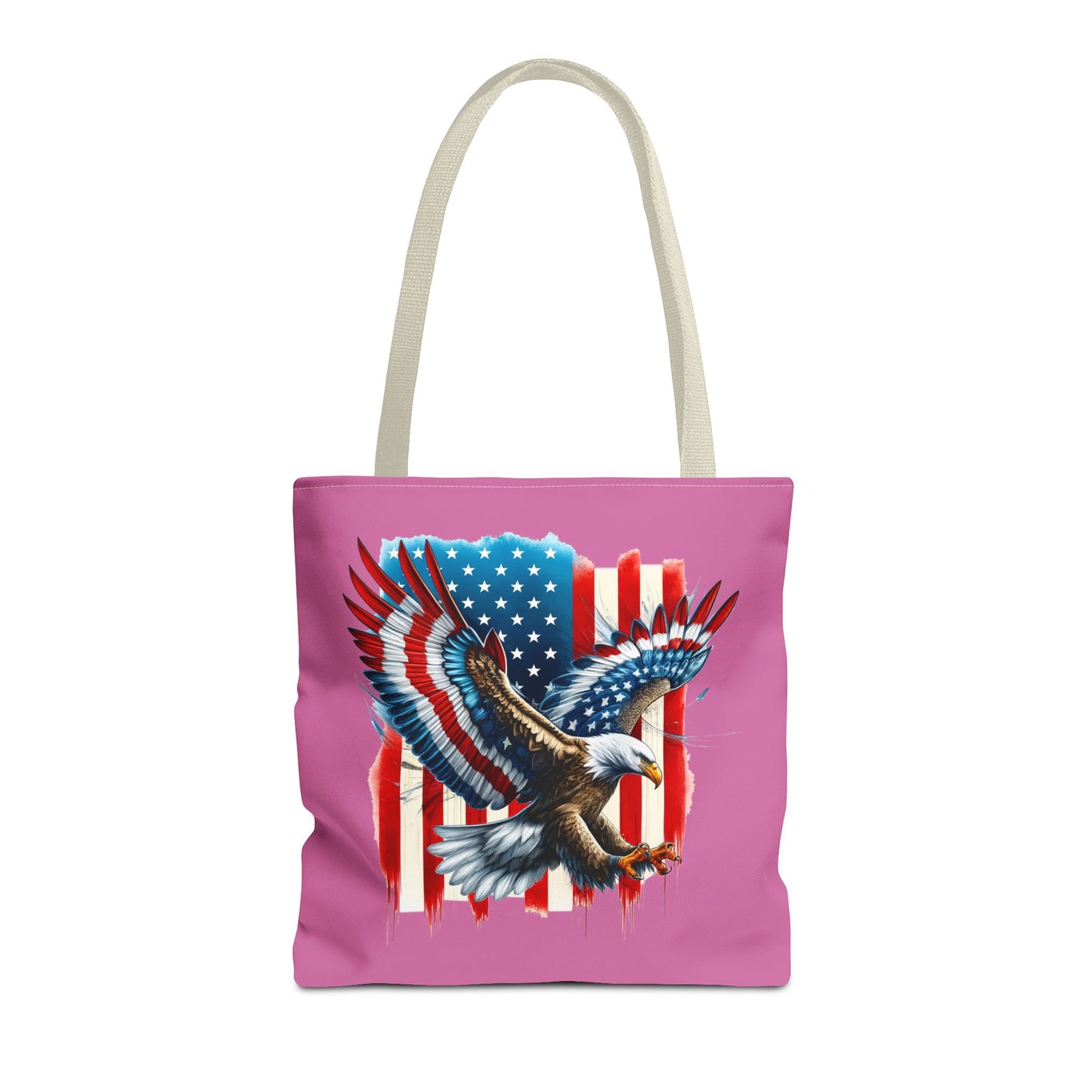 Princess Grace Patriotic Eagle Tote Bag American Flag Design