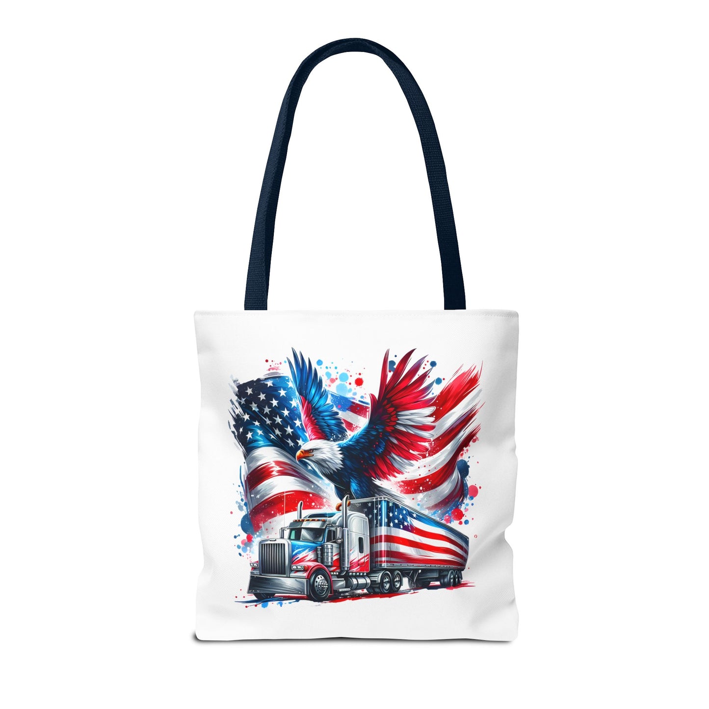 Princess Grace Patriotic Eagle Tote Bag American Flag Design
