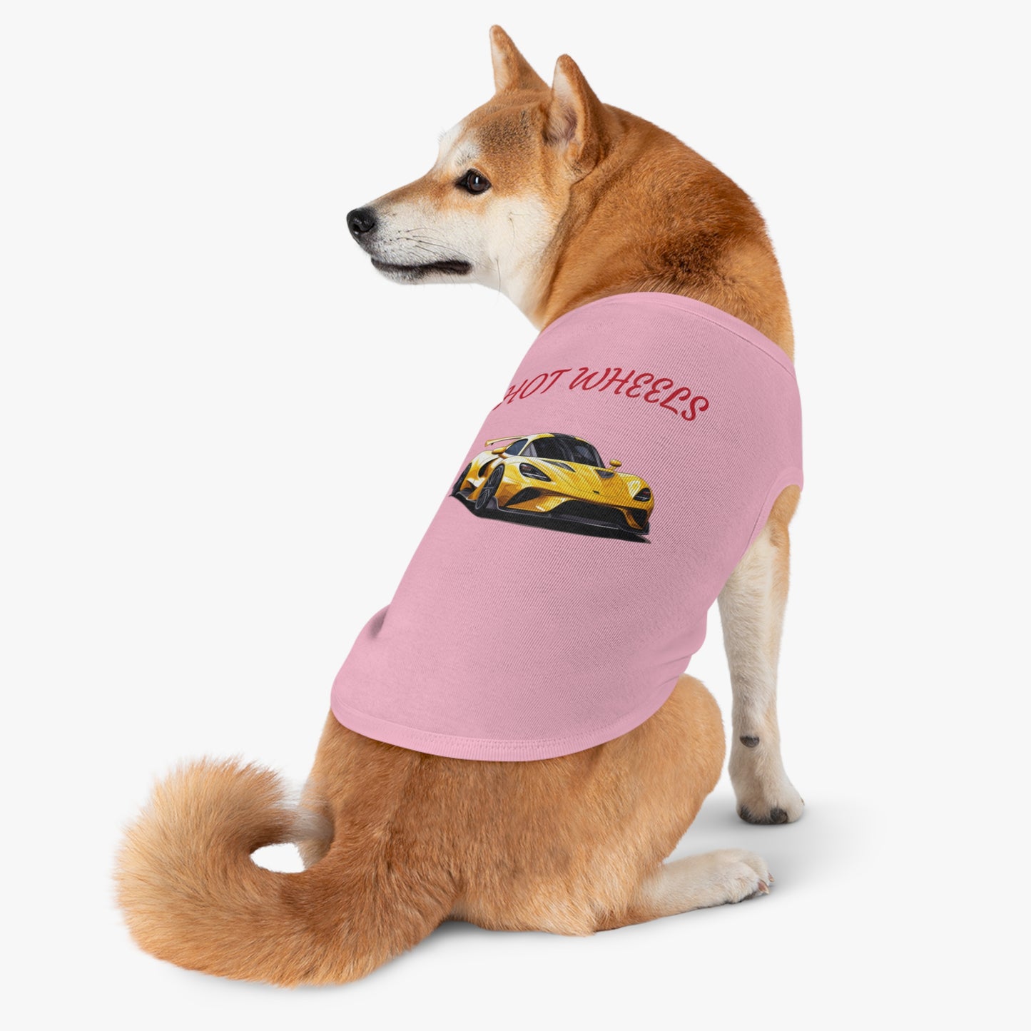Princess Grace Hot Wheels Pet Tank Top Stylish Automotive Dog Shirt for Car Lovers