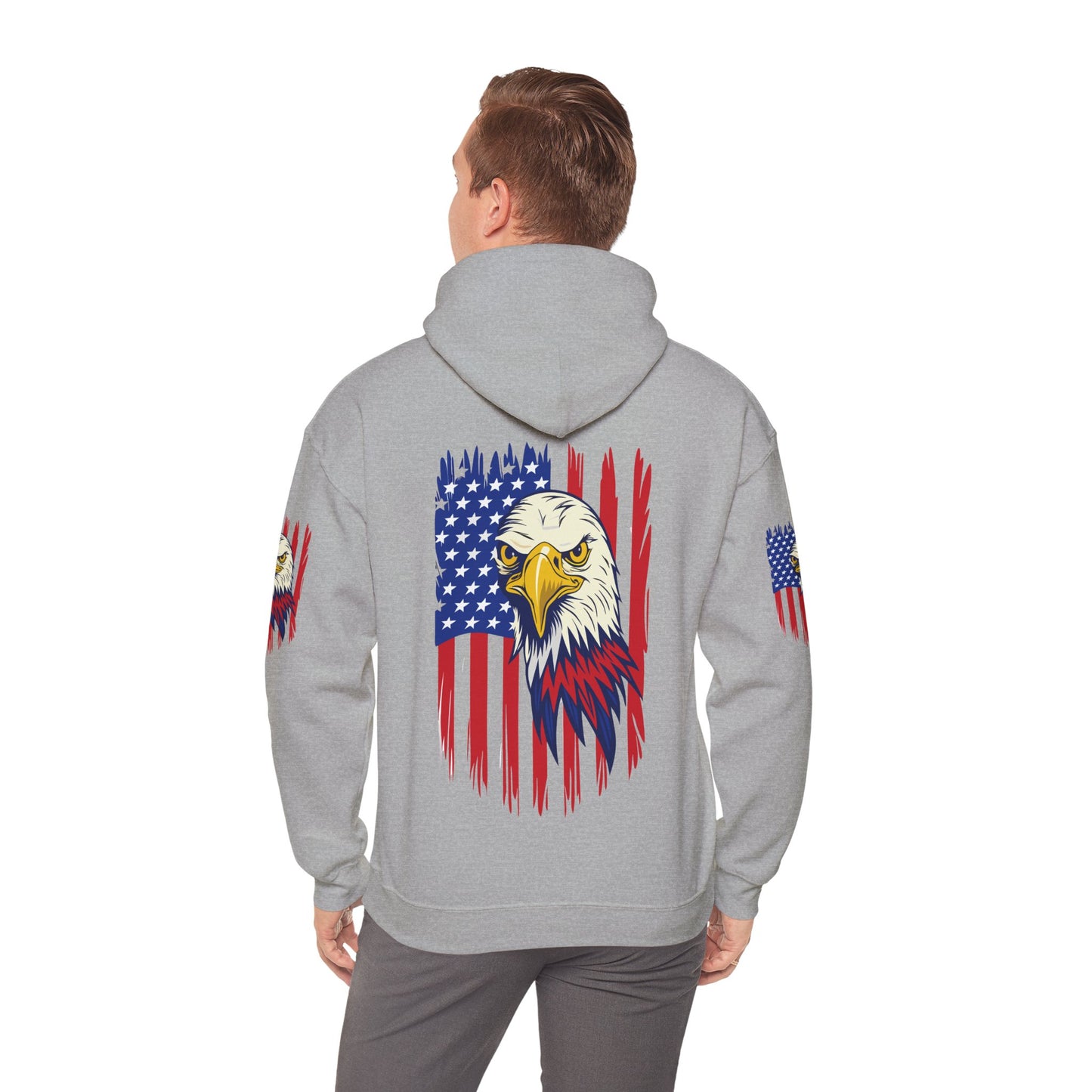 Princess Grace Patriotic Eagle Unisex Heavy Blend Hoodie