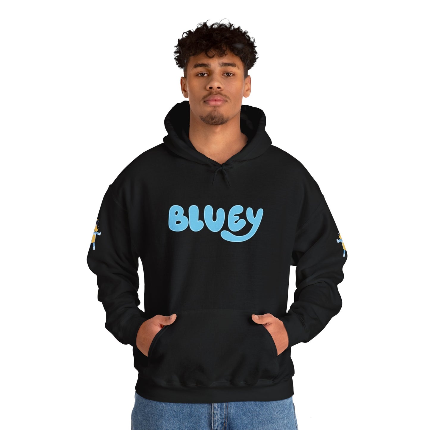 Princess Grace Bluey Unisex Hooded Sweatshirt Cozy Cartoon Style for Kids & Adults