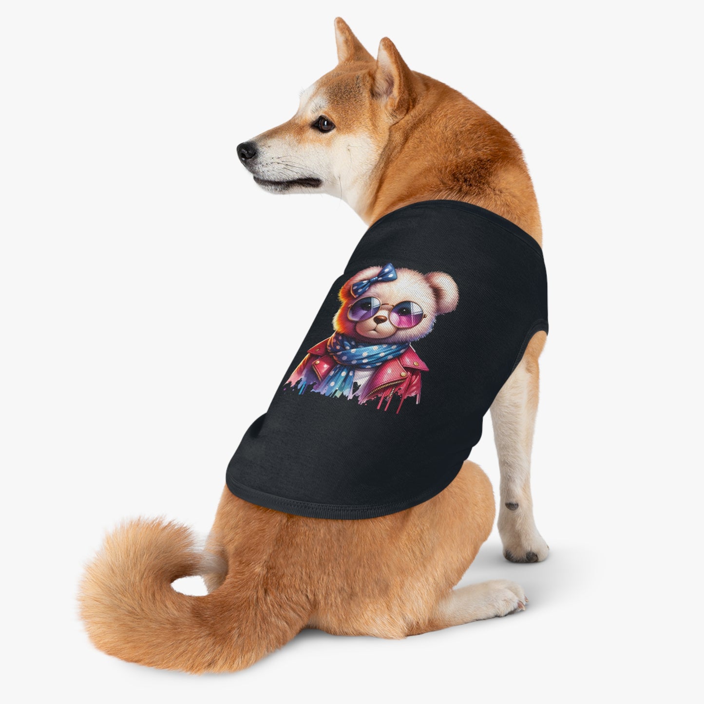 Princess Grace CUTE Trendy Pet Tank Top with Stylish Bear Design