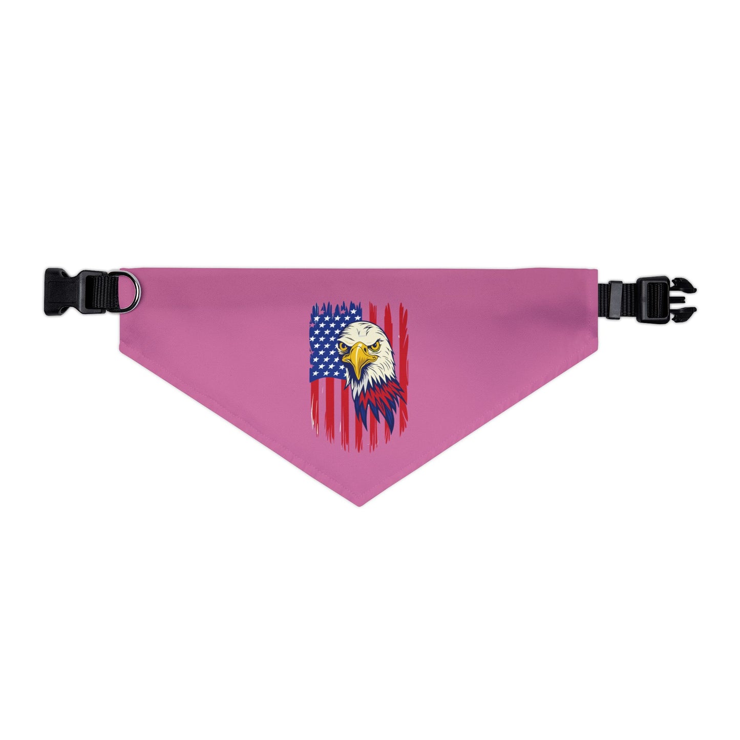 Princess Grace Patriotic Eagle Pet Bandana Collar Perfect for Holidays & Celebrations