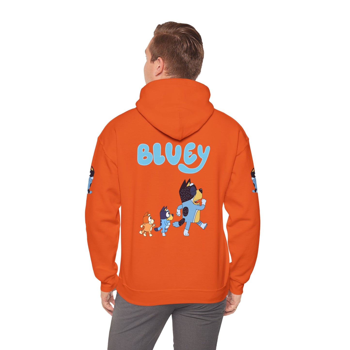 Princess Grace Bluey Unisex Hoodie Cozy Cartoon Sweatshirt for Kids & Adults