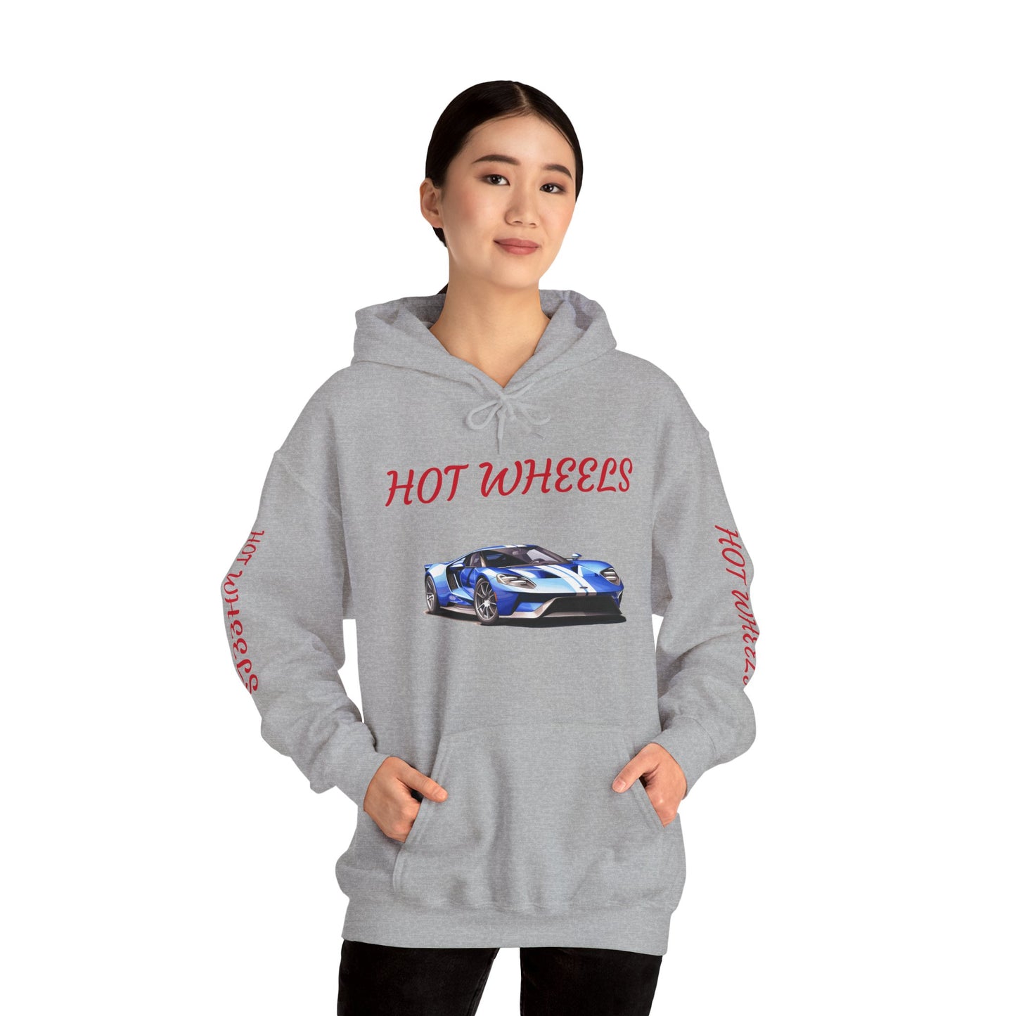 Princess Grace Hot Wheels Unisex Heavy Blend Hoodie Sporty Car Design for Car Enthusiasts