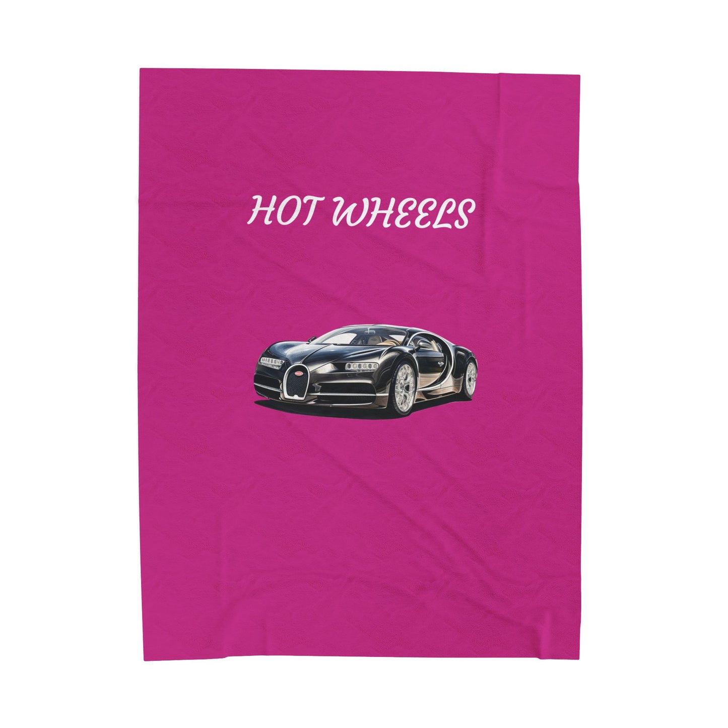 Princess Grace Hot Wheels Velveteen Plush Blanket Cozy & Fun for Car Enthusiasts
