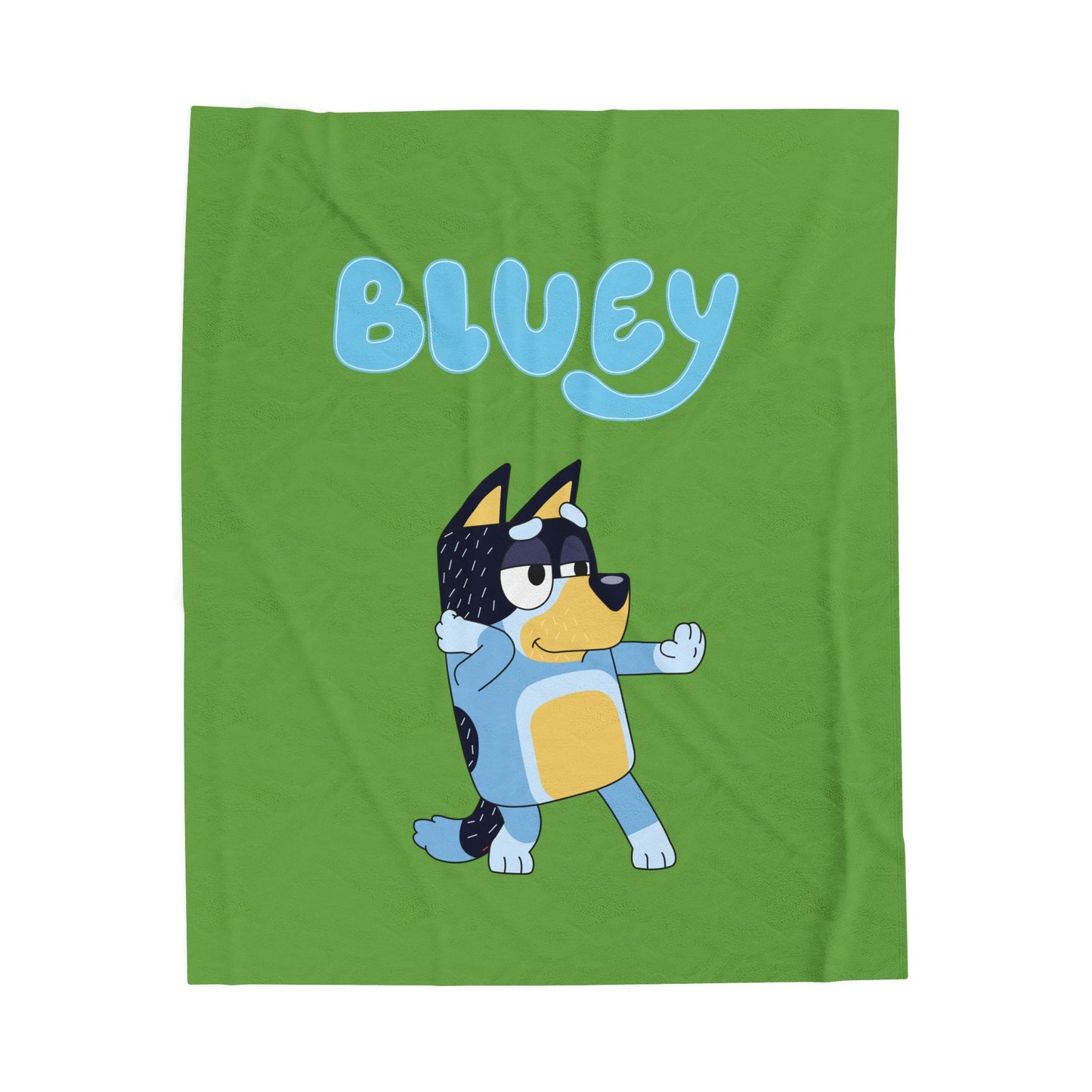 Princess Grace Bluey Velveteen Plush Blanket Cozy & Fun for Kids