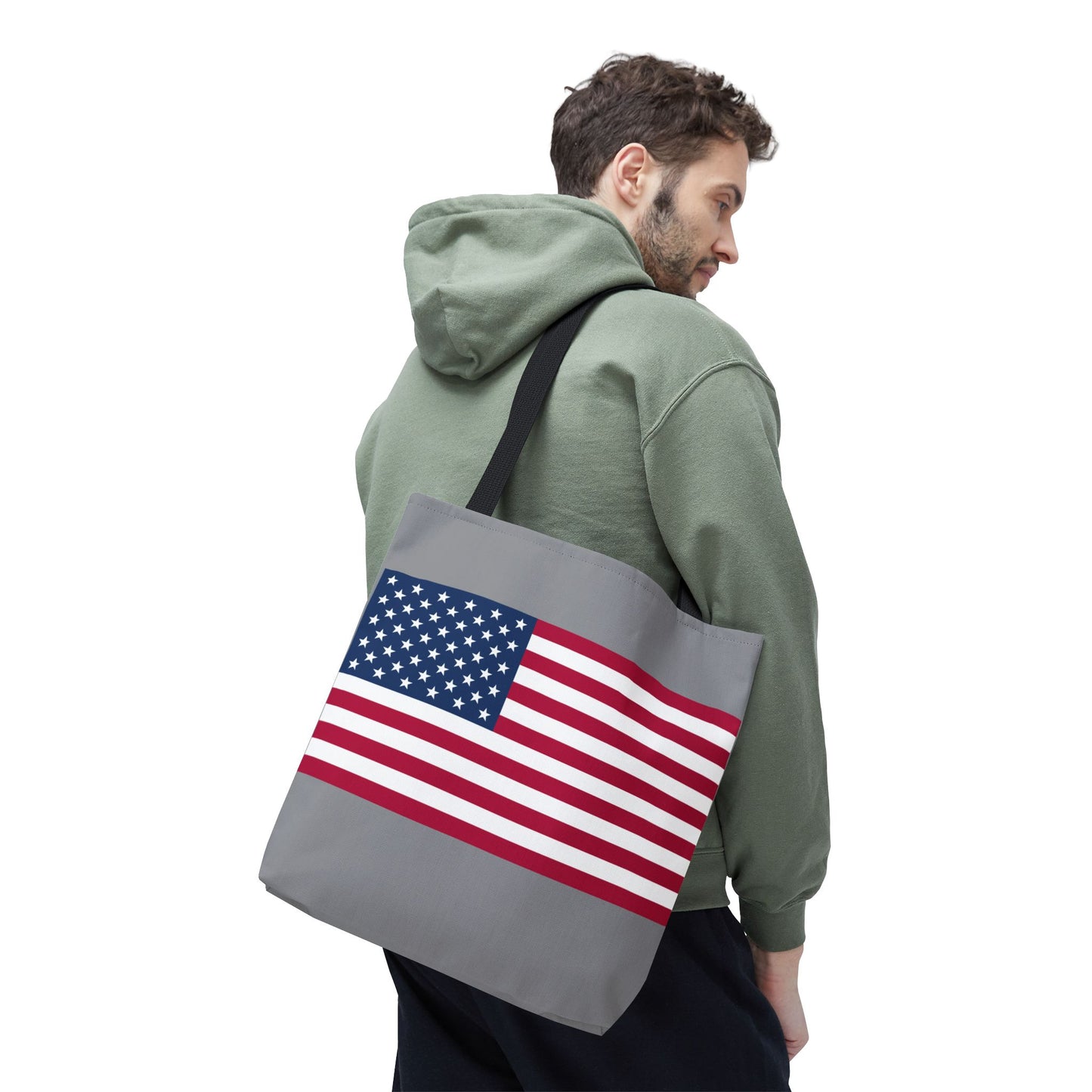 Princess Grace Patriotic American Flag Tote Bag Perfect for Independence Day & Everyday Use