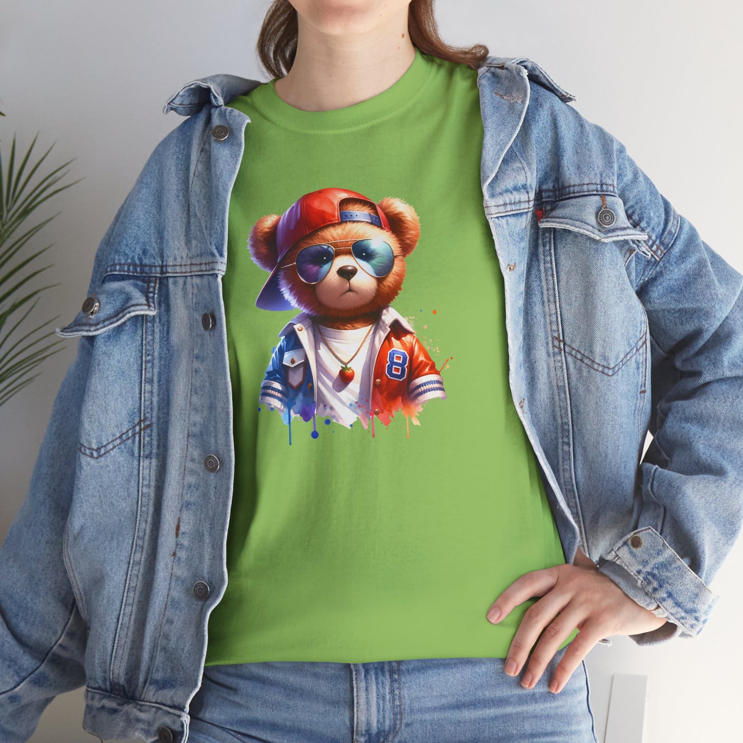 Princess Grace Cool Bear Graphic Unisex Heavy Cotton Tee