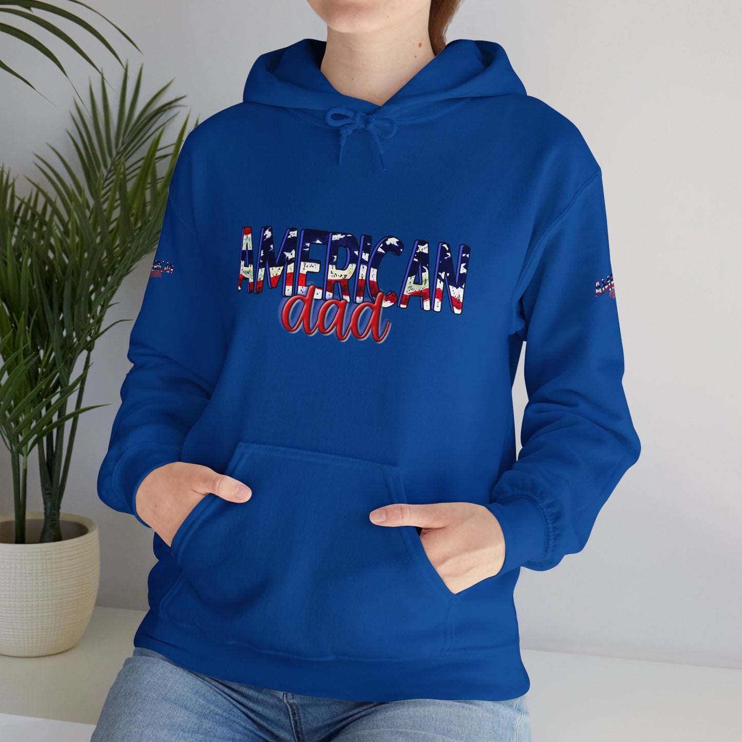 Princess Grace Patriotic American Dad Hooded Sweatshirt