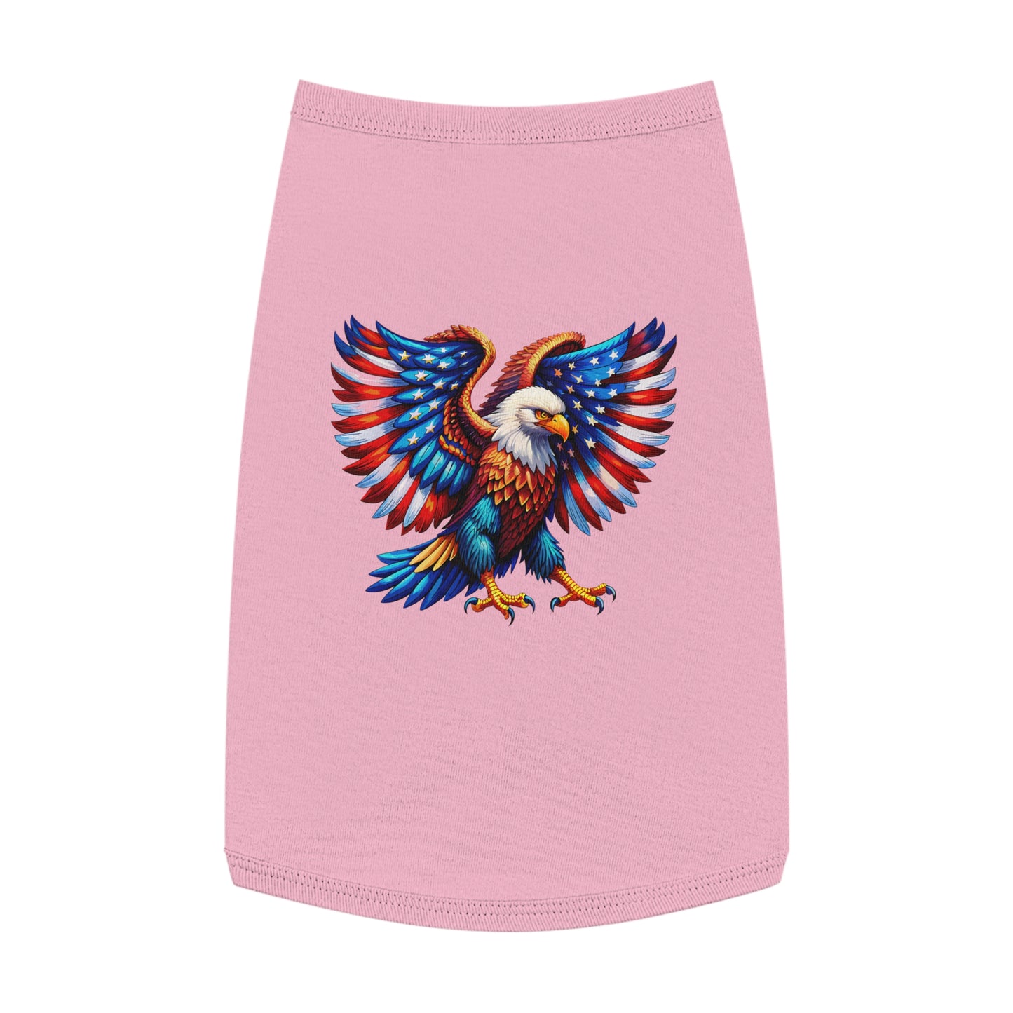 Princess Grace Patriotic Eagle Pet Tank Top Stylish & Comfortable Dog Apparel for Celebrations