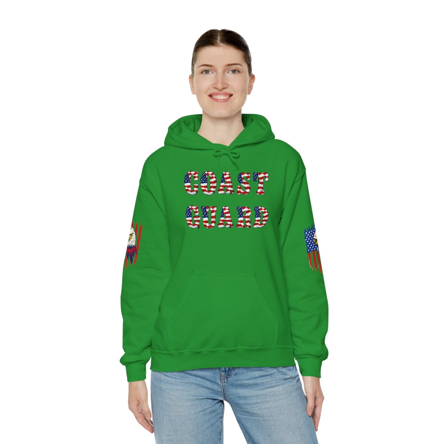 Princess Grace Patriotic Coast Guard Sweatshirt Unisex Heavy Blend Hoodie