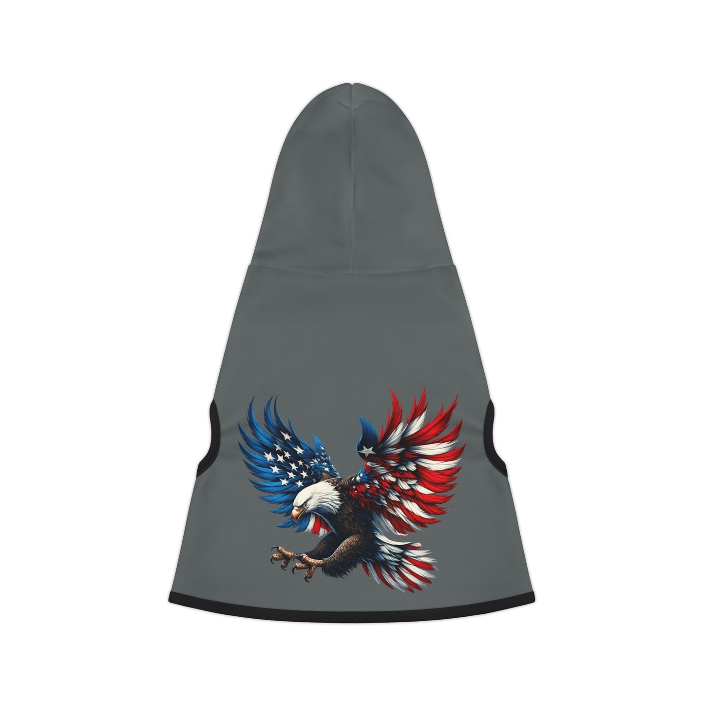 Princess Grace Patriotic Eagle Pet Hoodie Cozy Dog Apparel for Celebrations