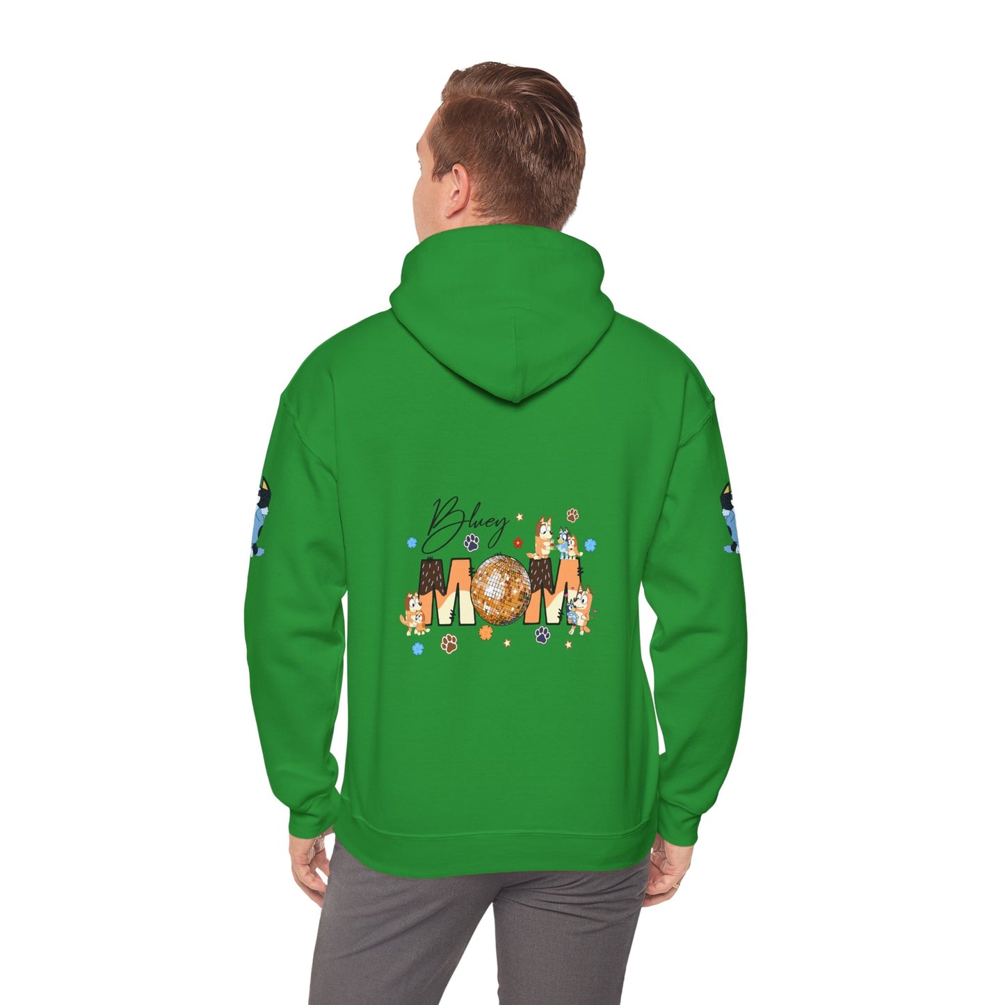 Princess Grace Bluey Blissful Mom Unisex Heavy Blend Hoodie Celebrate Motherhood with Style