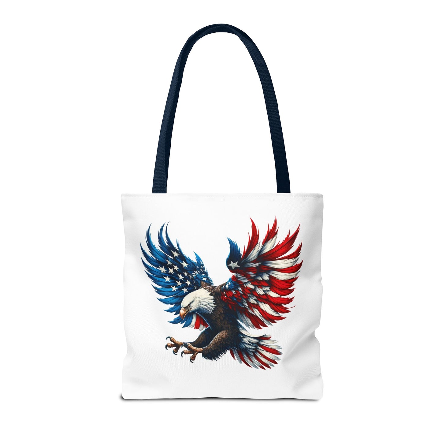 Princess Grace Patriotic American Eagle Tote Bag Bold Freedom Design