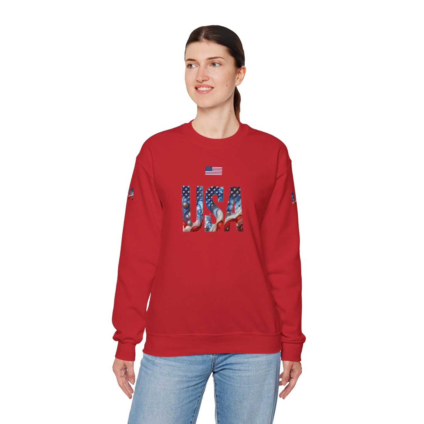 Princess Grace TEAM USA Unisex Heavy Blend Crewneck Sweatshirt