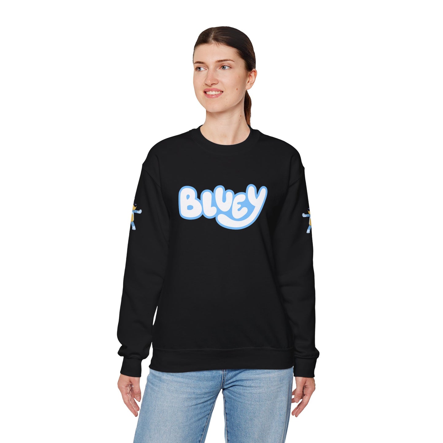 Princess Grace Bluey Crewneck Sweatshirt Cozy Unisex Pullover for Kids & Adults